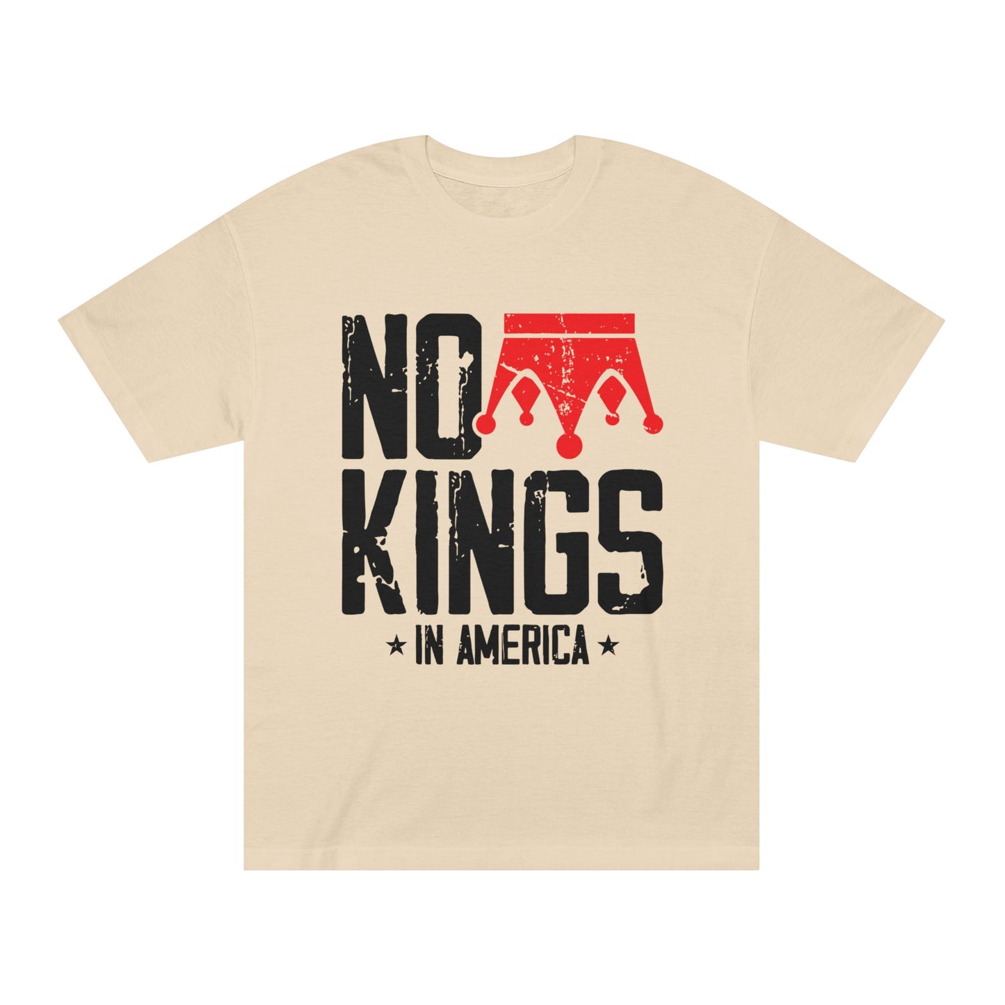 Rebellious Statement Tee - No Kings in America, Casual Wear, Gift for Activists, Unisex T-Shirt, Statement Fashion