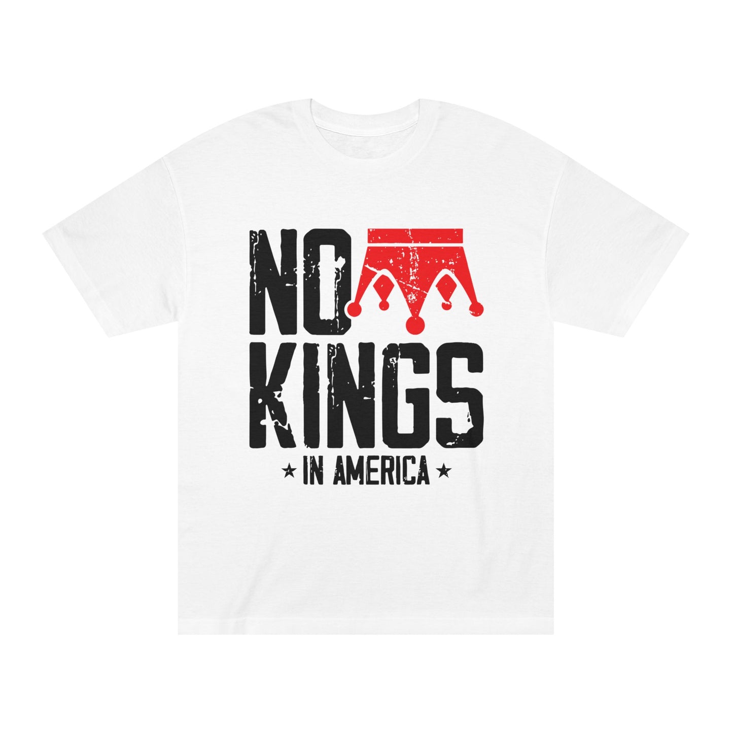 Rebellious Statement Tee - No Kings in America, Casual Wear, Gift for Activists, Unisex T-Shirt, Statement Fashion
