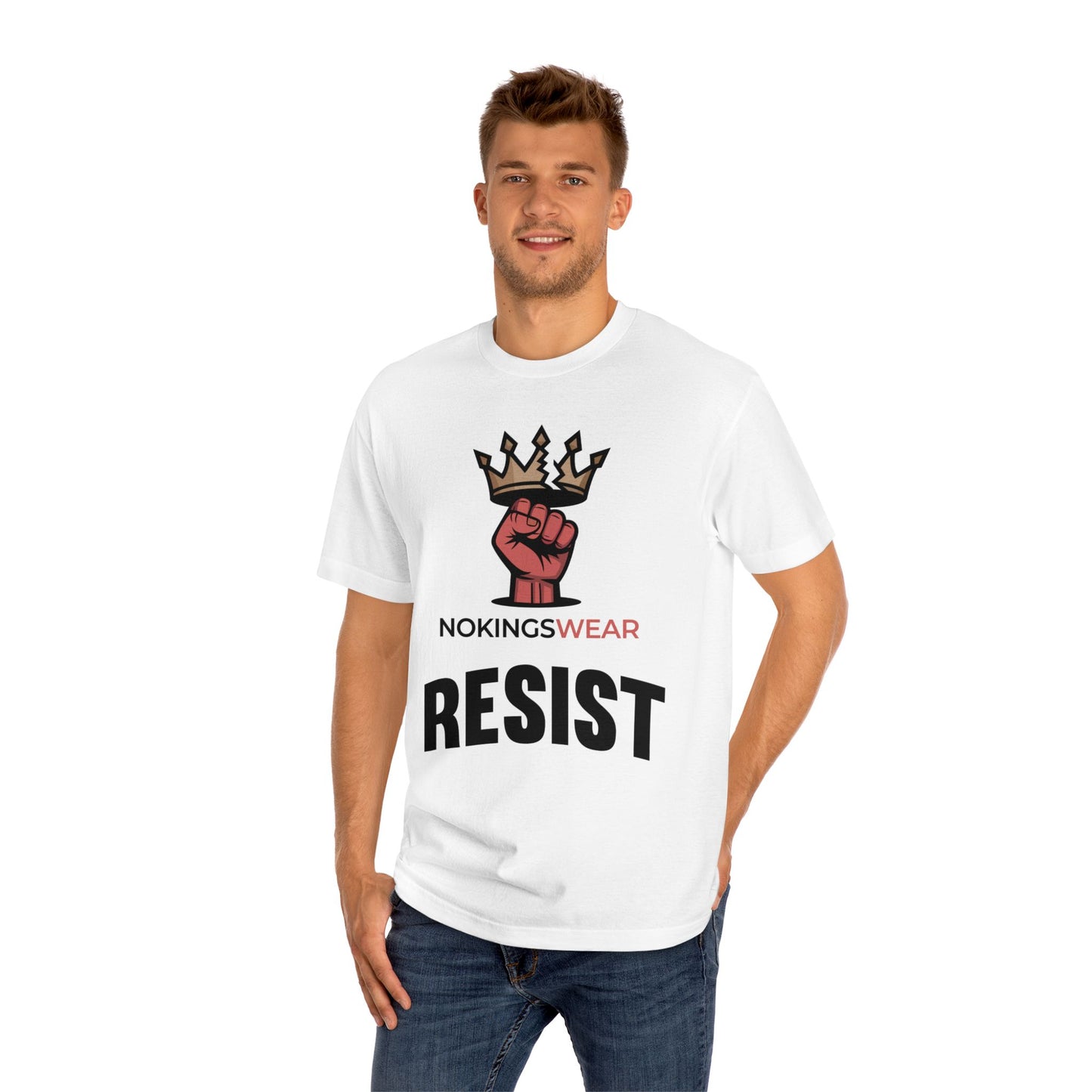 Empowerment Graphic Tee: Resist & Inspire, Unisex Classic Tee, Statement Shirt, Activist Wear, Casual Outfit, Gift for Change-Makers