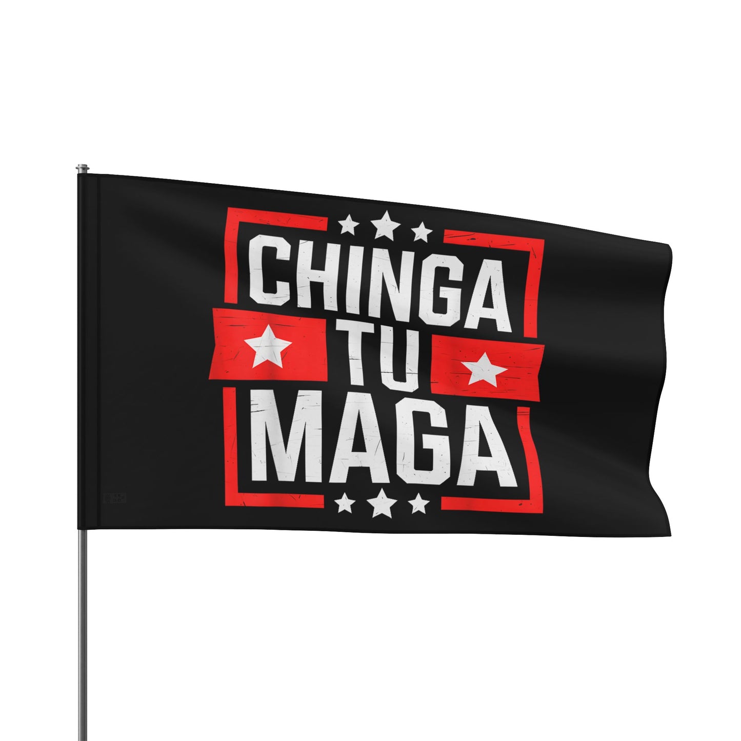 Flag Banner with Strong Message, Home Decor, Party Decor, Gift, Patriotic Decor