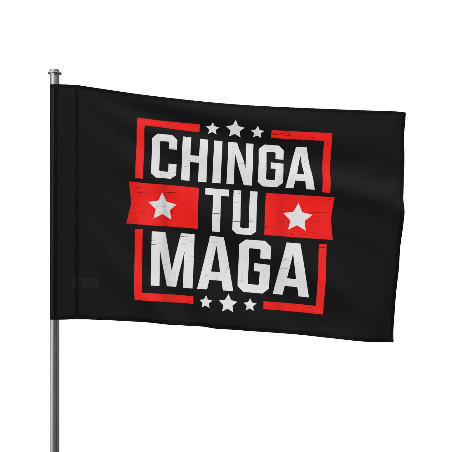 Flag Banner with Strong Message, Home Decor, Party Decor, Gift, Patriotic Decor