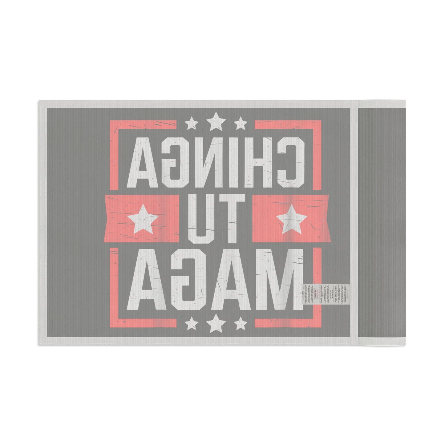 Flag Banner with Strong Message, Home Decor, Party Decor, Gift, Patriotic Decor