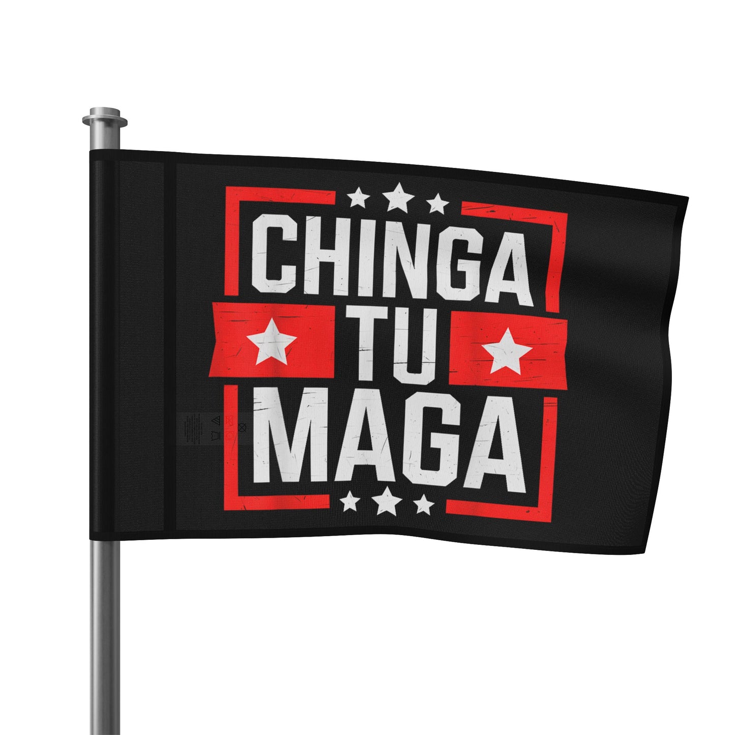 Flag Banner with Strong Message, Home Decor, Party Decor, Gift, Patriotic Decor