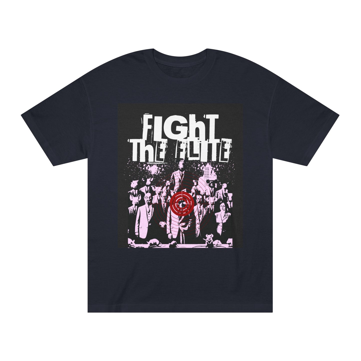 Fight the Flute Unisex Classic Tee, Music Lover Shirt, Vintage Graphic Tee, Gift for Musicians, Band Merchandise, Festival Wear