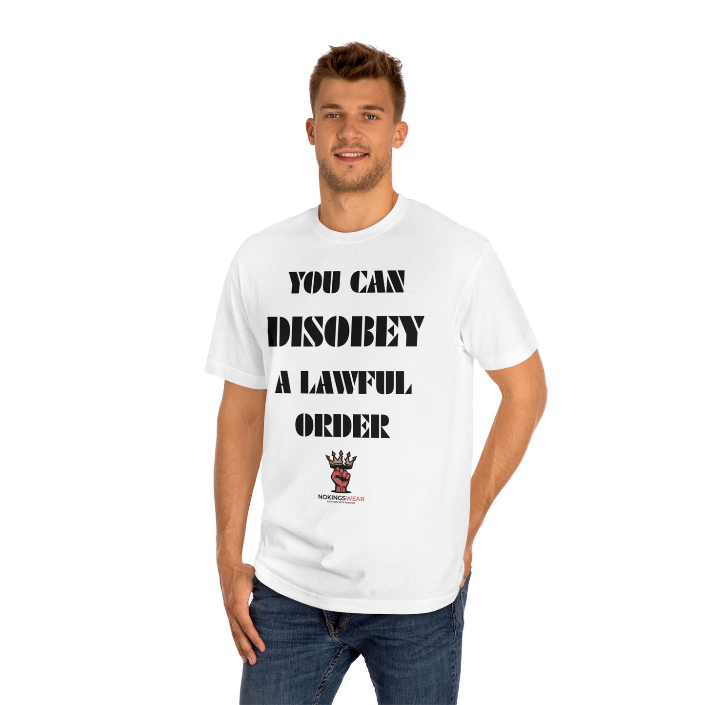 Stylish Statement Tee, Graphic Tee for Activists, Casual Wear, Gift for Protesters, Unisex Shirt with Empowering Quote