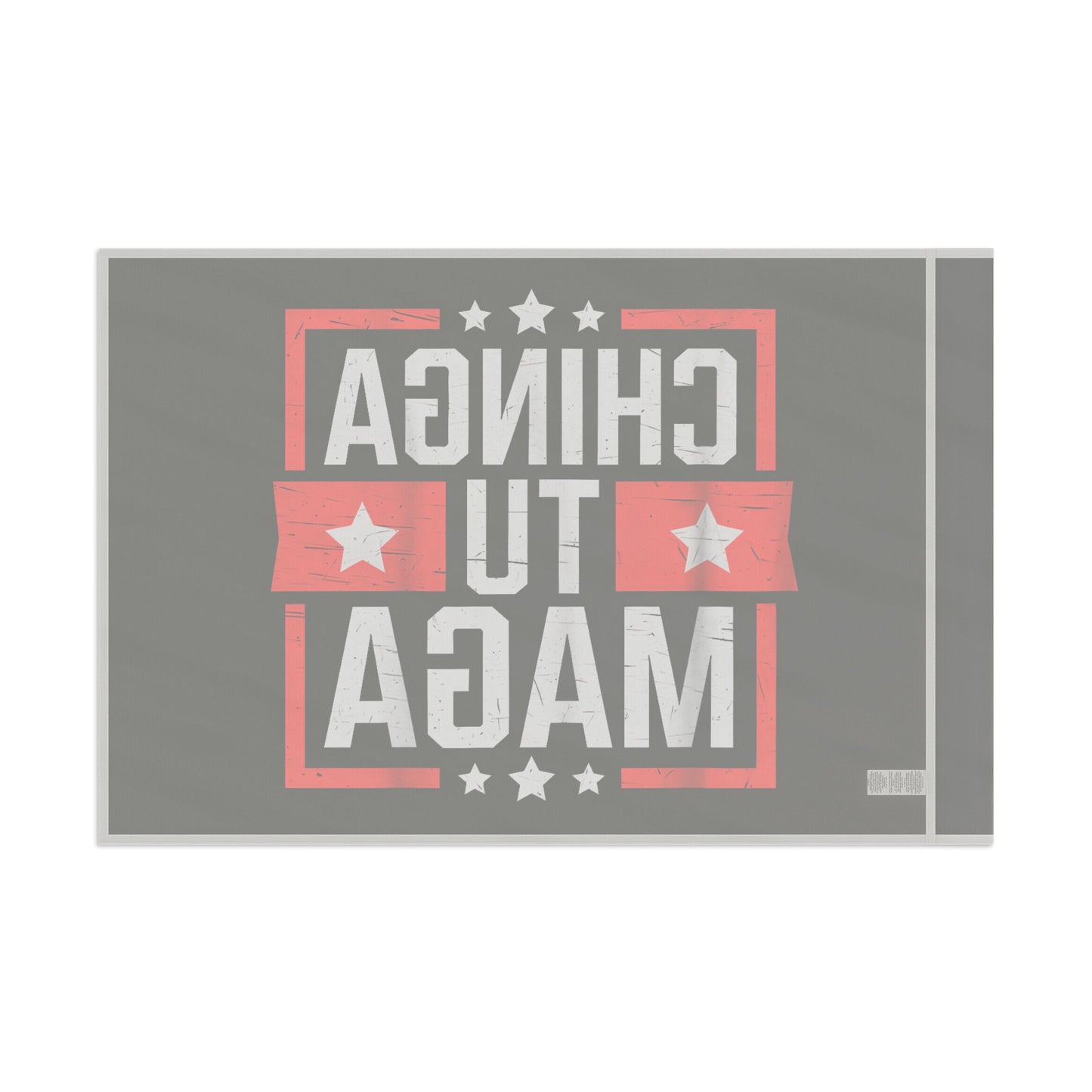Flag Banner with Strong Message, Home Decor, Party Decor, Gift, Patriotic Decor