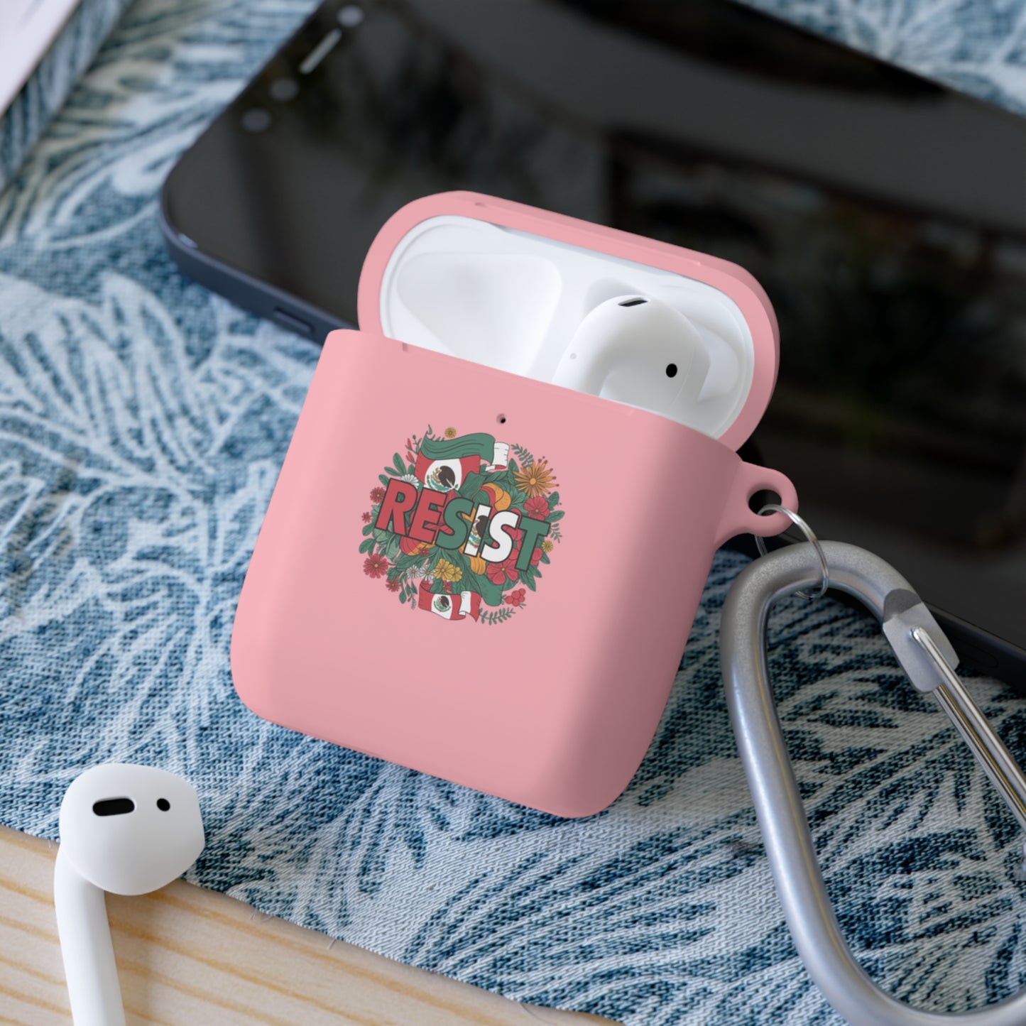 Colorful ‘Resist’ AirPods Case Cover, AirPods Pro Accessories, Trendy Gift [...]