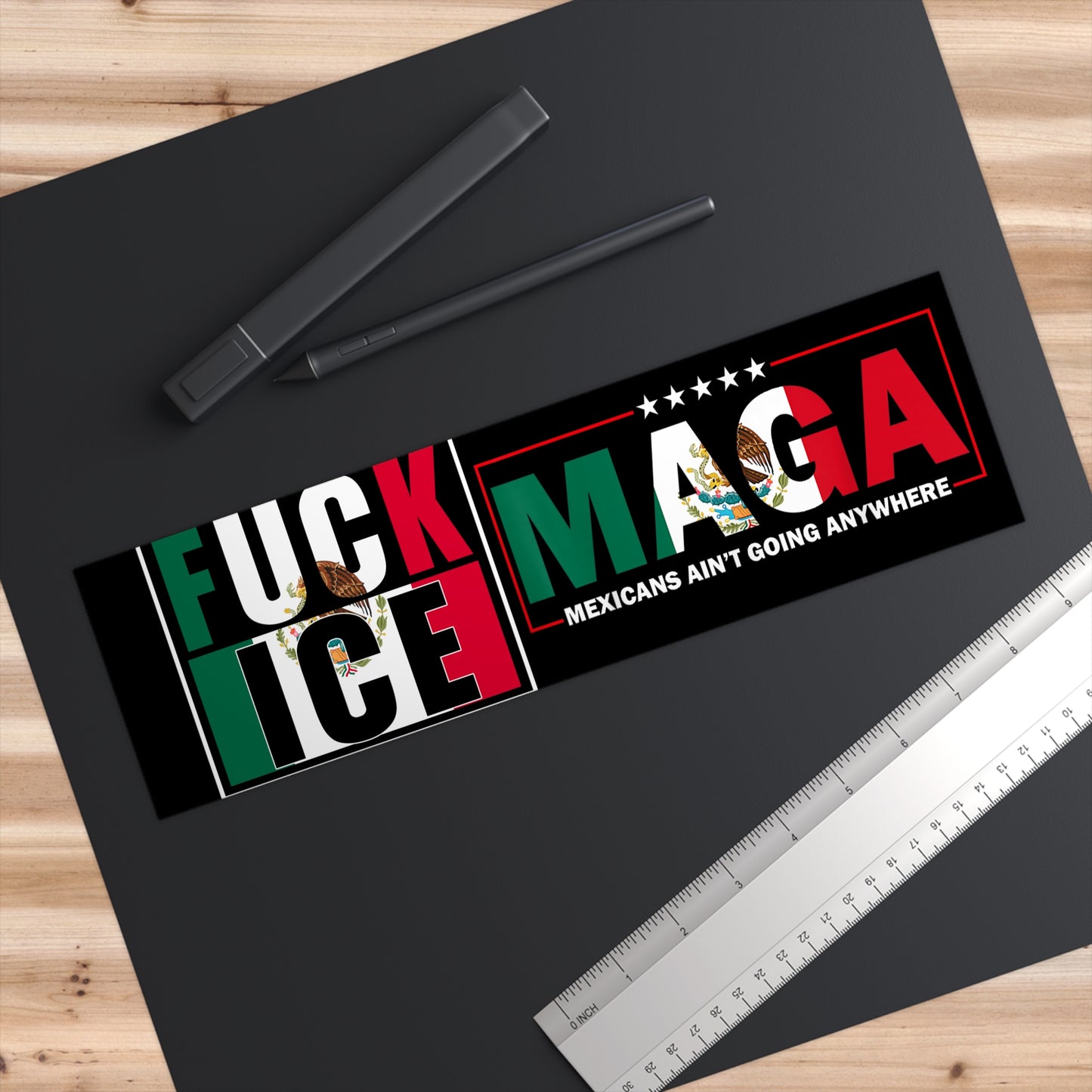 Bold Political Bumper Stickers Car Decor Road Trip Accessories Activism