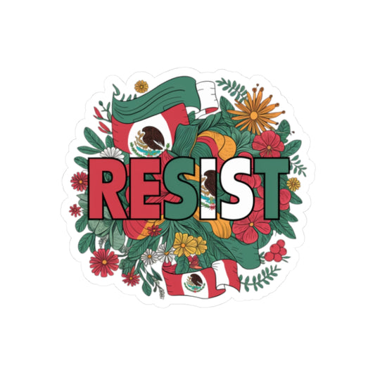Vibrant Kiss-Cut Stickers for Activists, Resist, Laptop Decoration, [...]