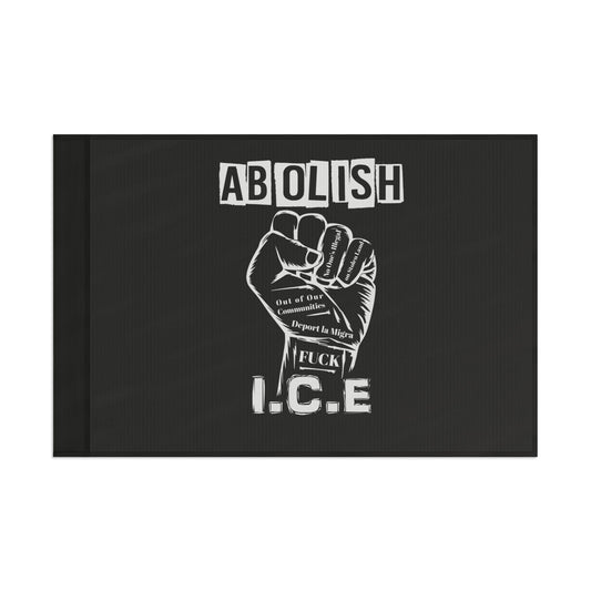 Abolish ICE Flag, Protest Banner, Activism Decor, Political Statement, [...]