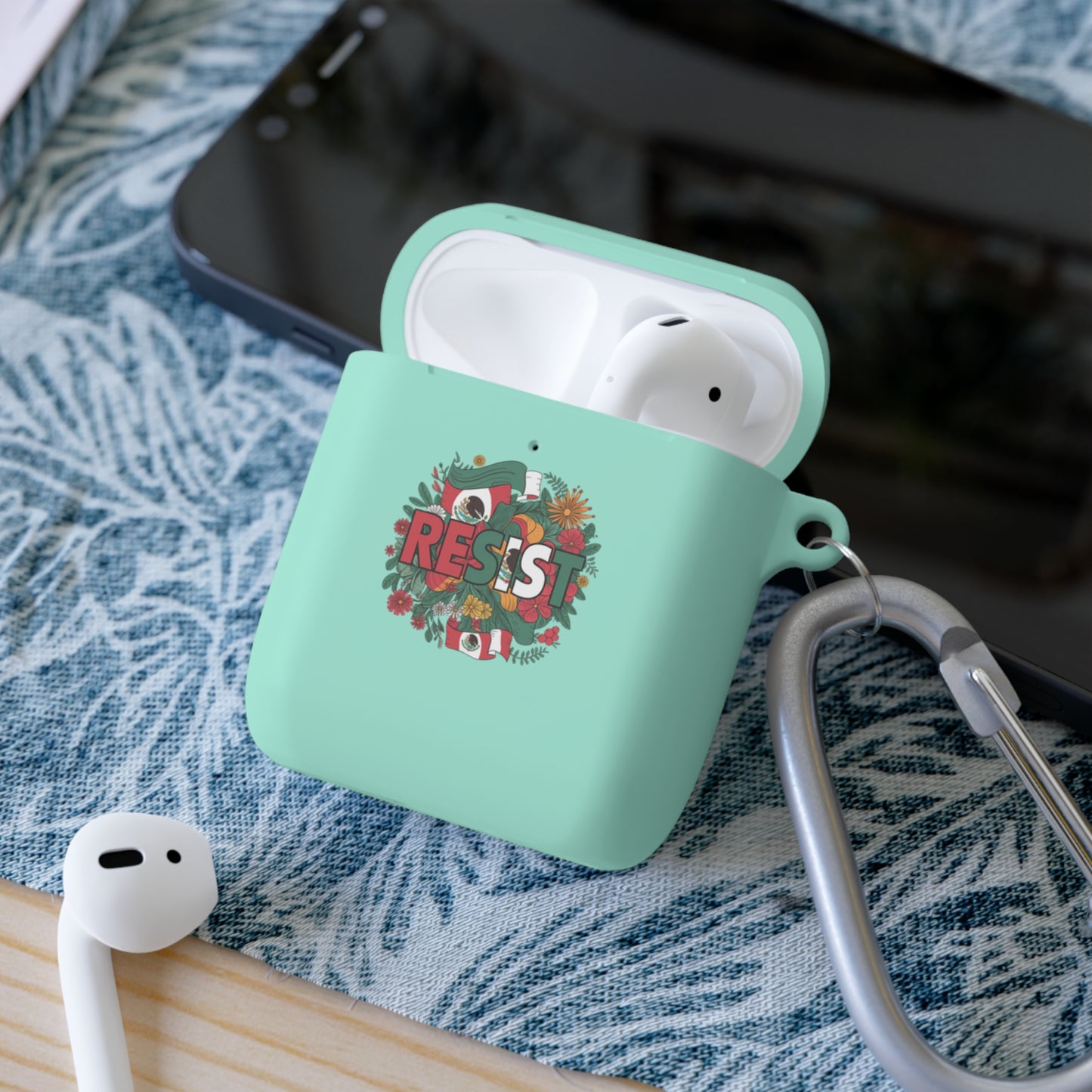 Colorful ‘Resist’ AirPods Case Cover, AirPods Pro Accessories, Trendy Gift [...]