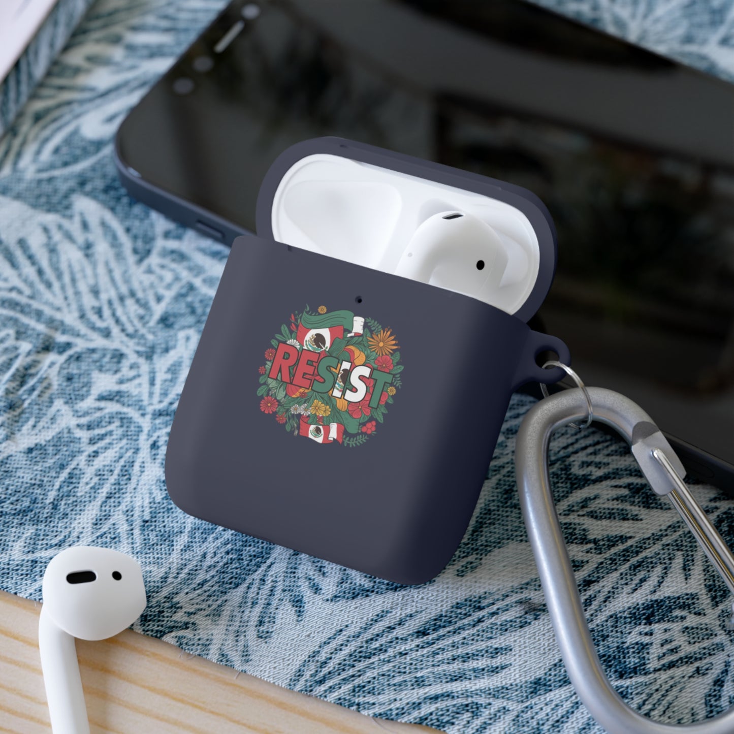Colorful ‘Resist’ AirPods Case Cover, AirPods Pro Accessories, Trendy Gift [...]