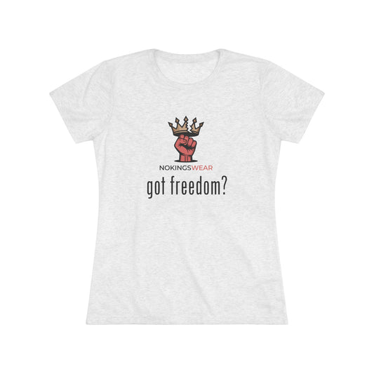 Womens Freedom Statement Tee Empowerment Shirt Casual Gift Feminist