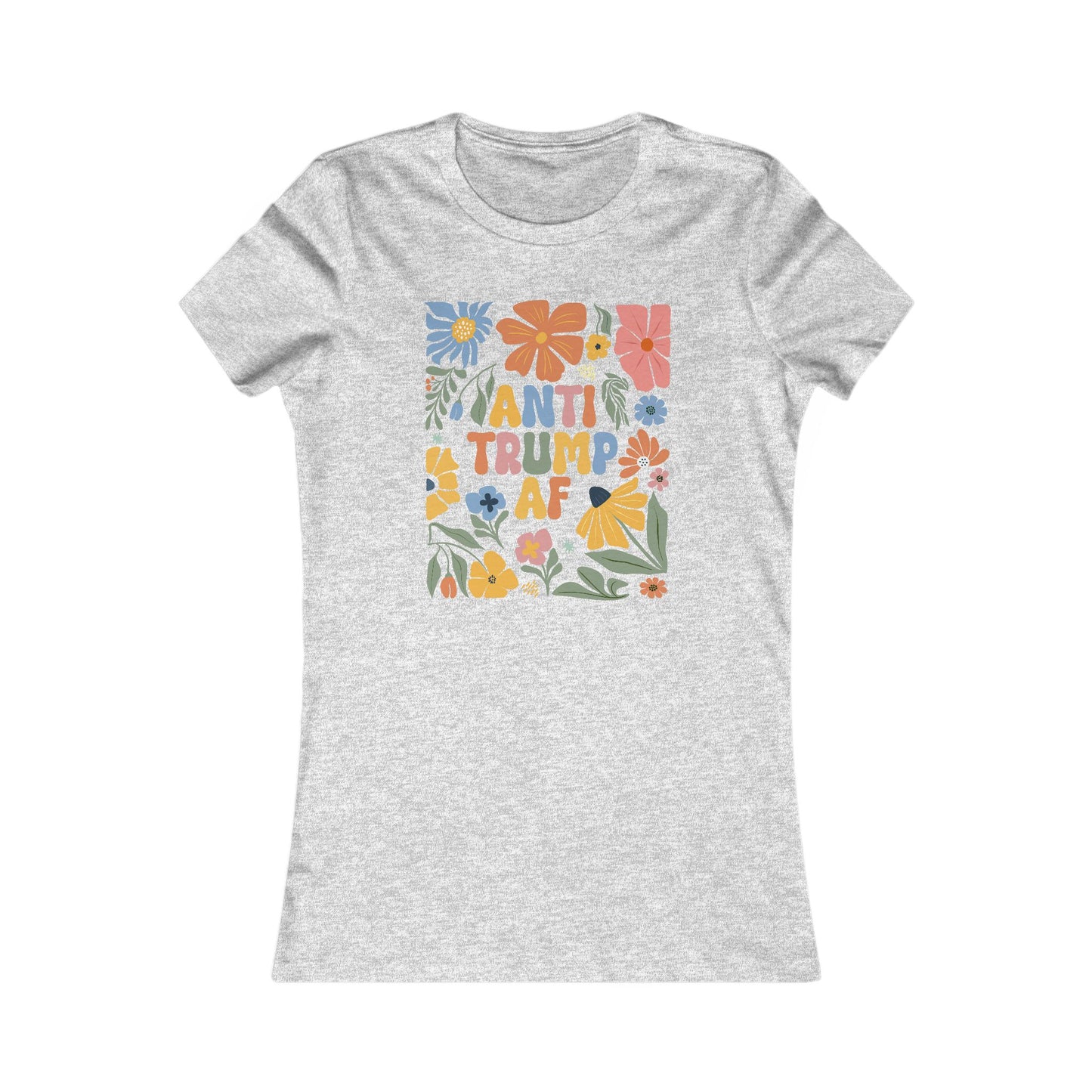 Floral Anti-Trump Tee, Women’s Casual T-Shirt,Spring/Anti-Trump [...]