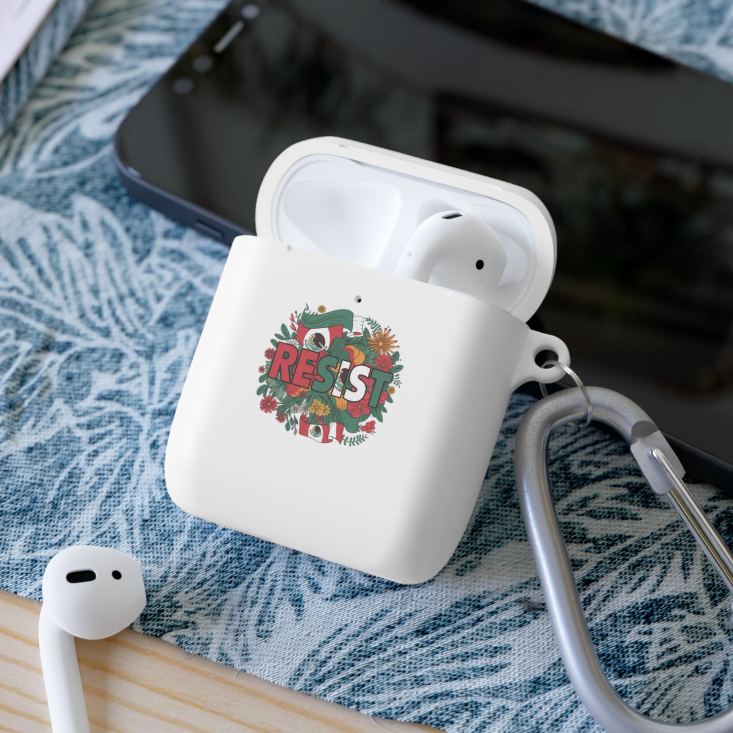 Colorful ‘Resist’ AirPods Case Cover, AirPods Pro Accessories, Trendy Gift [...]