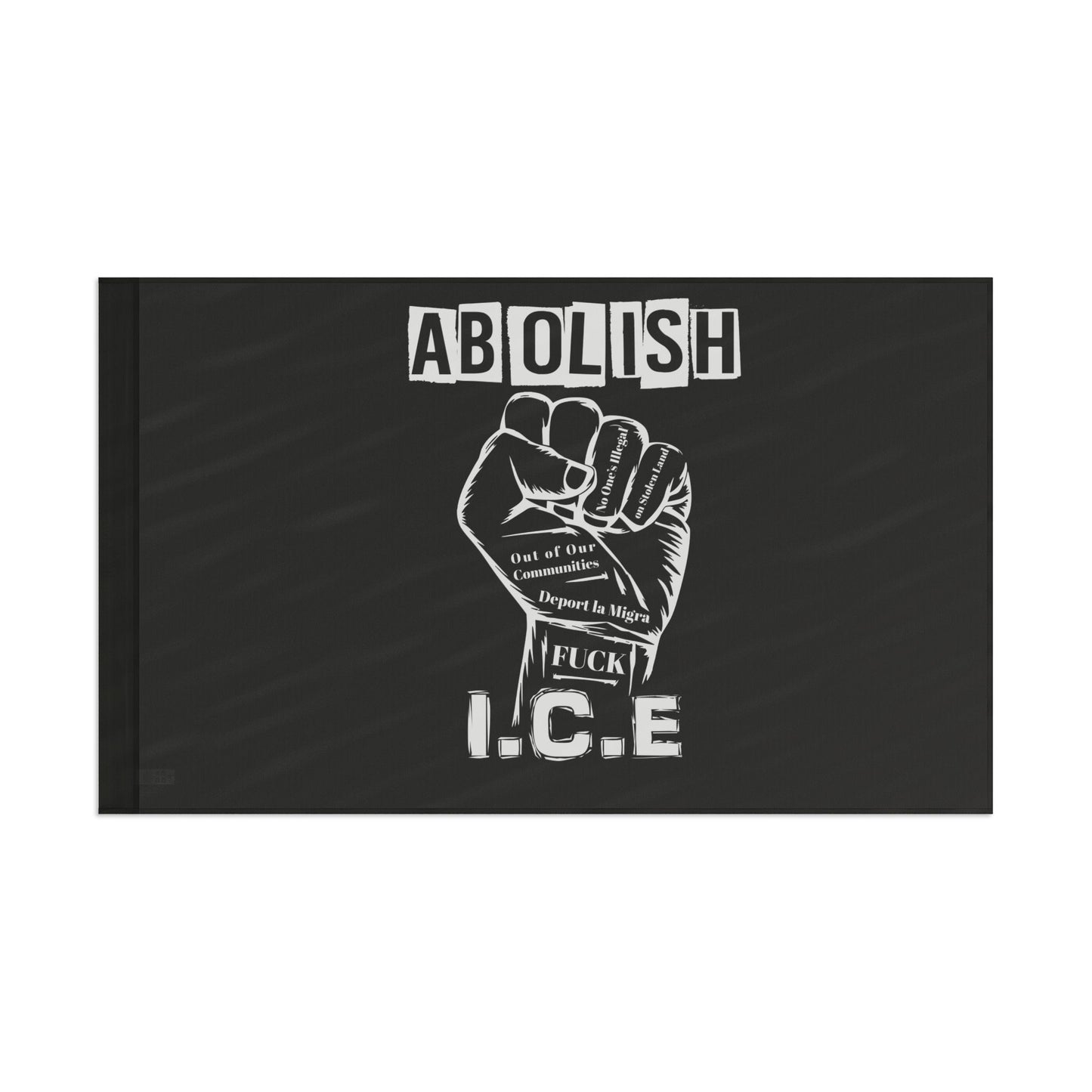 Abolish ICE Flag, Protest Banner, Activism Decor, Political Statement, [...]