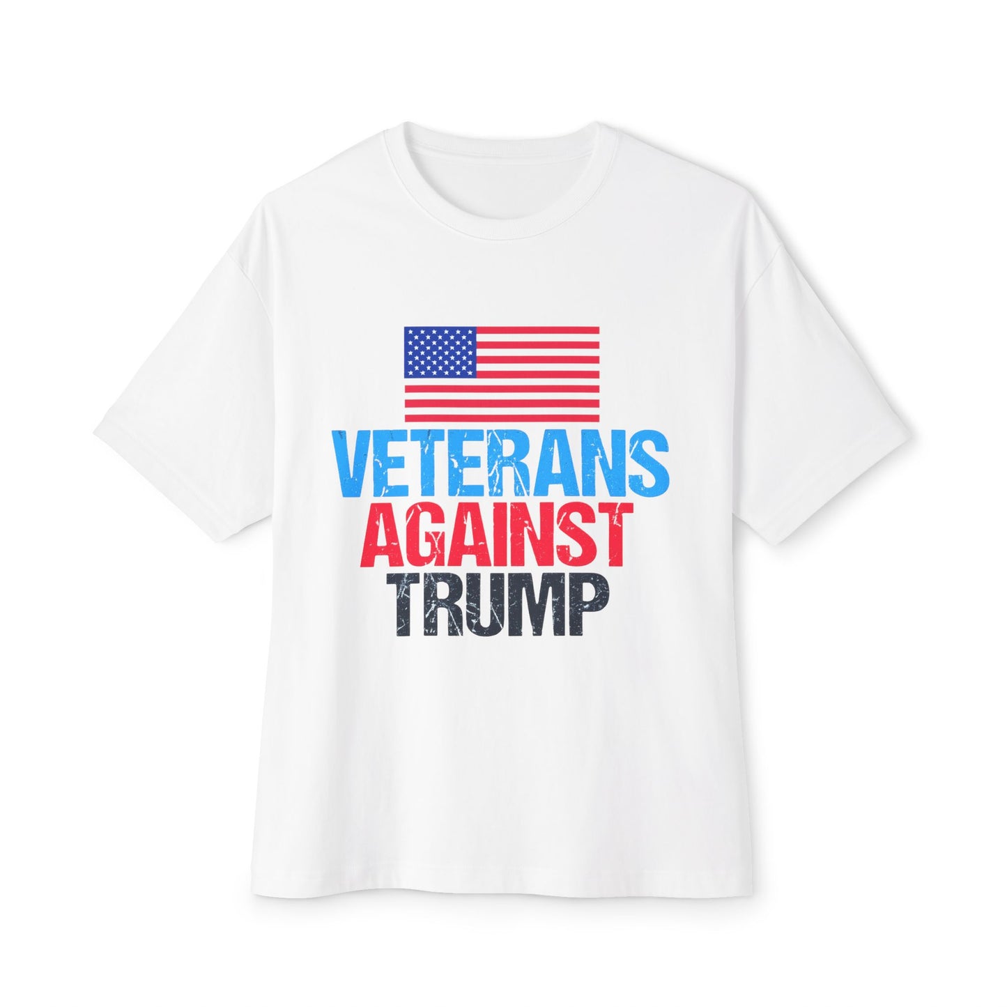Veterans Against Trump T-Shirt | Political Statement Tee, American Flag