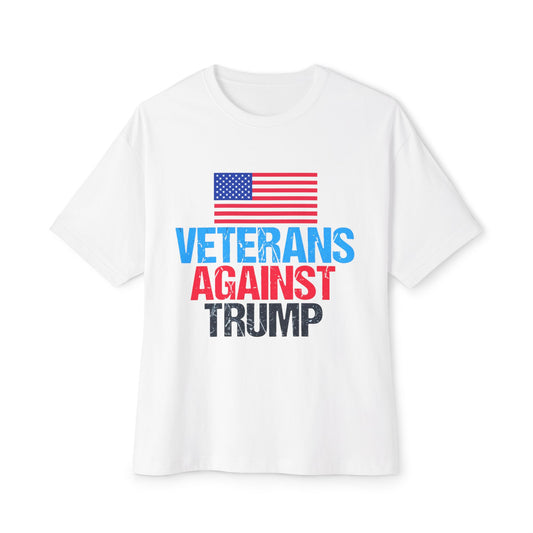 Veterans Against Trump T-Shirt | Political Statement Tee, American Flag