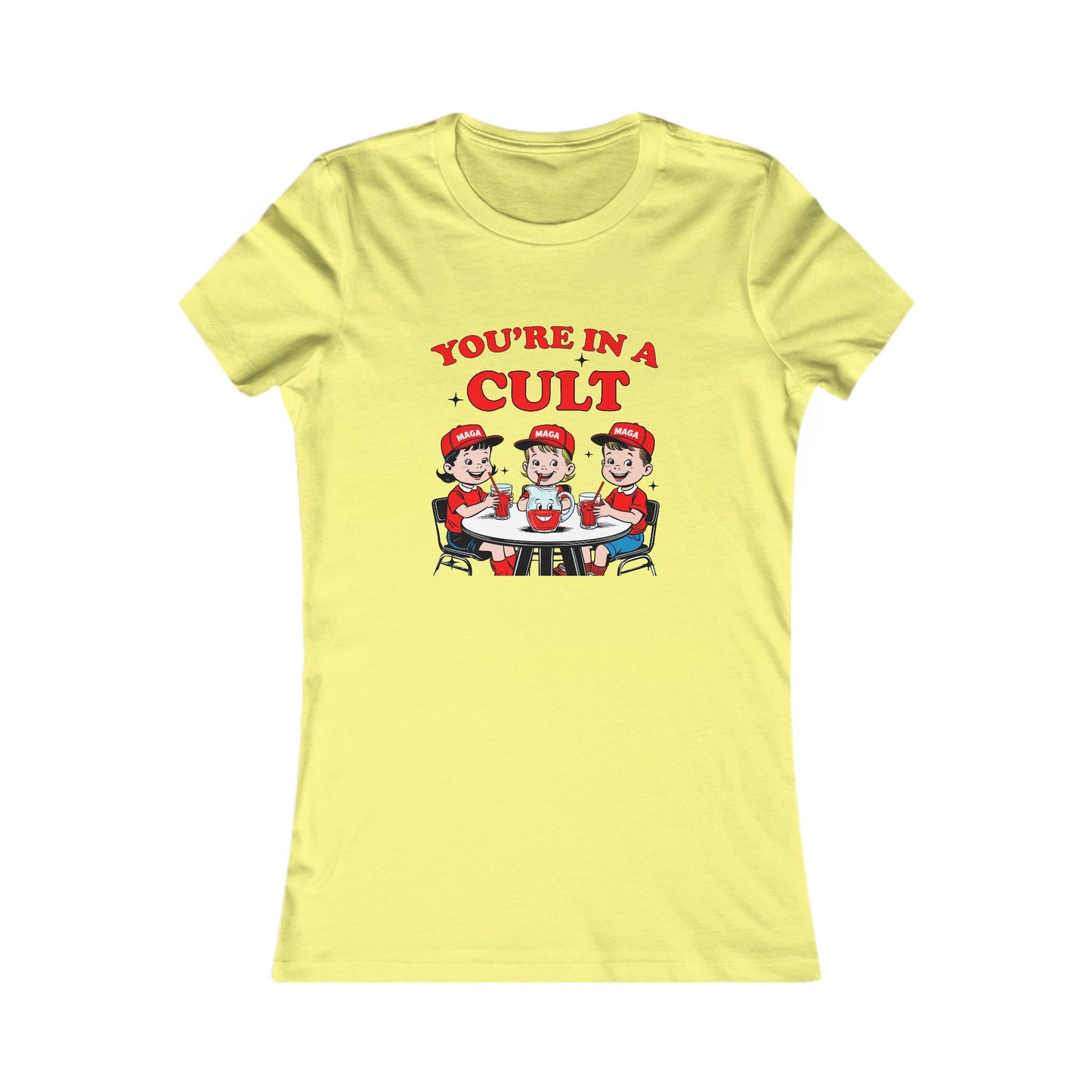 Women's Cult Humor Tee, Funny Shirt, Group Activity Shirt, Quirky Gift, [...]