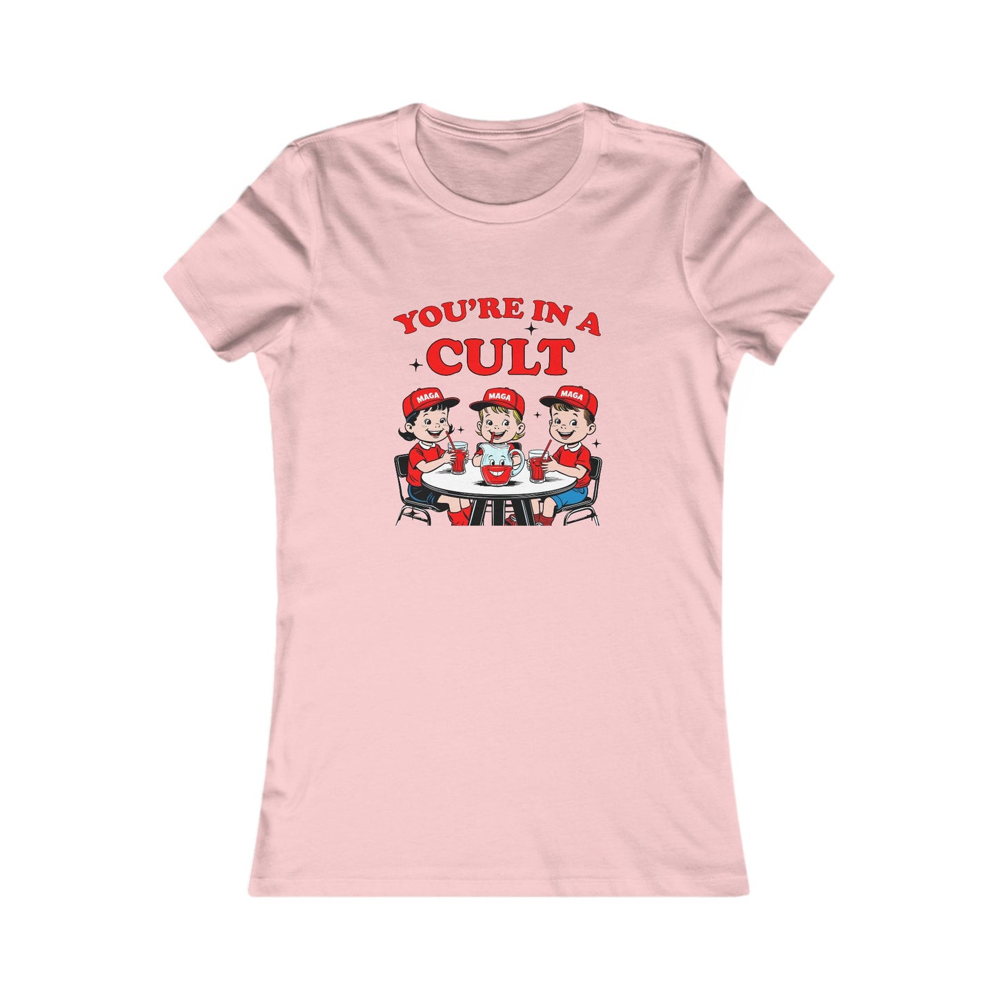 Women's Cult Humor Tee, Funny Shirt, Group Activity Shirt, Quirky Gift, [...]