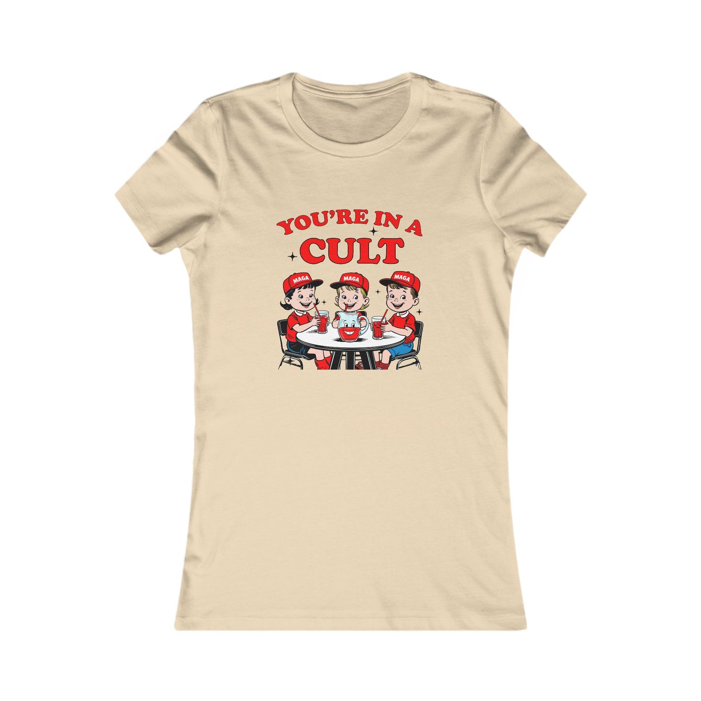 Women's Cult Humor Tee, Funny Shirt, Group Activity Shirt, Quirky Gift, [...]