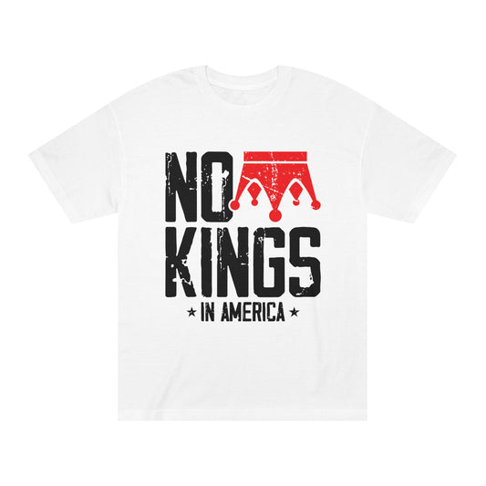 Rebellious Statement Tee - No Kings in America, Casual Wear, Gift for Activists, Unisex T-Shirt, Statement Fashion