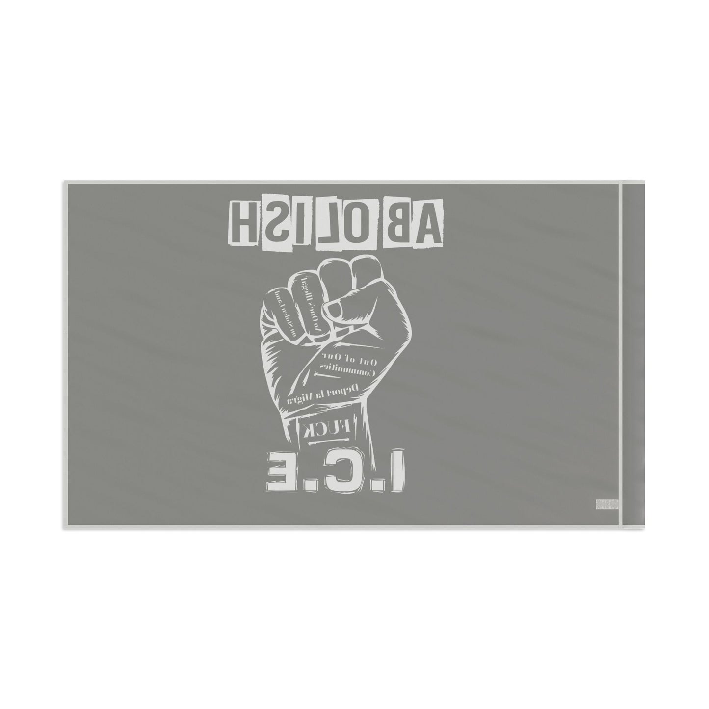 Abolish ICE Flag, Protest Banner, Activism Decor, Political Statement, [...]