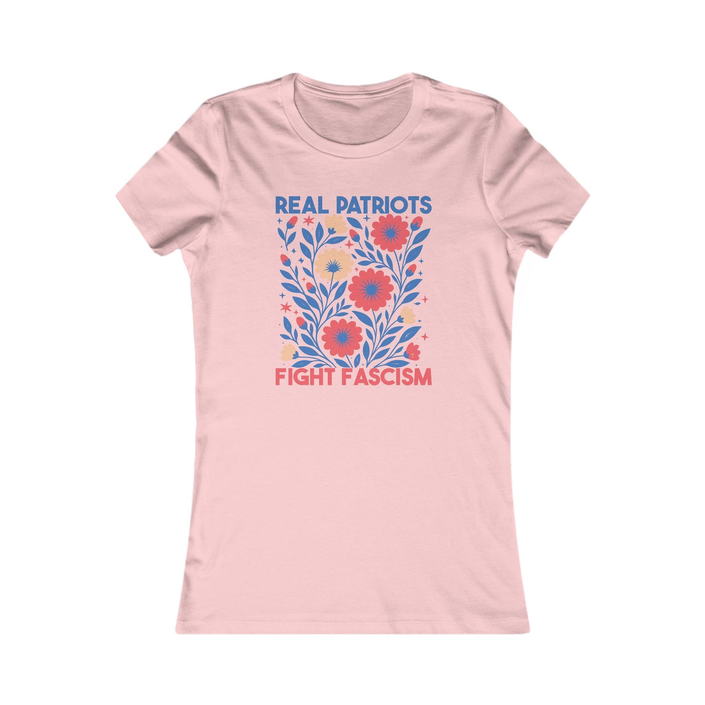Women's Activist Tee - Real Patriots Fight Fascism, Feminist Gift, [...]
