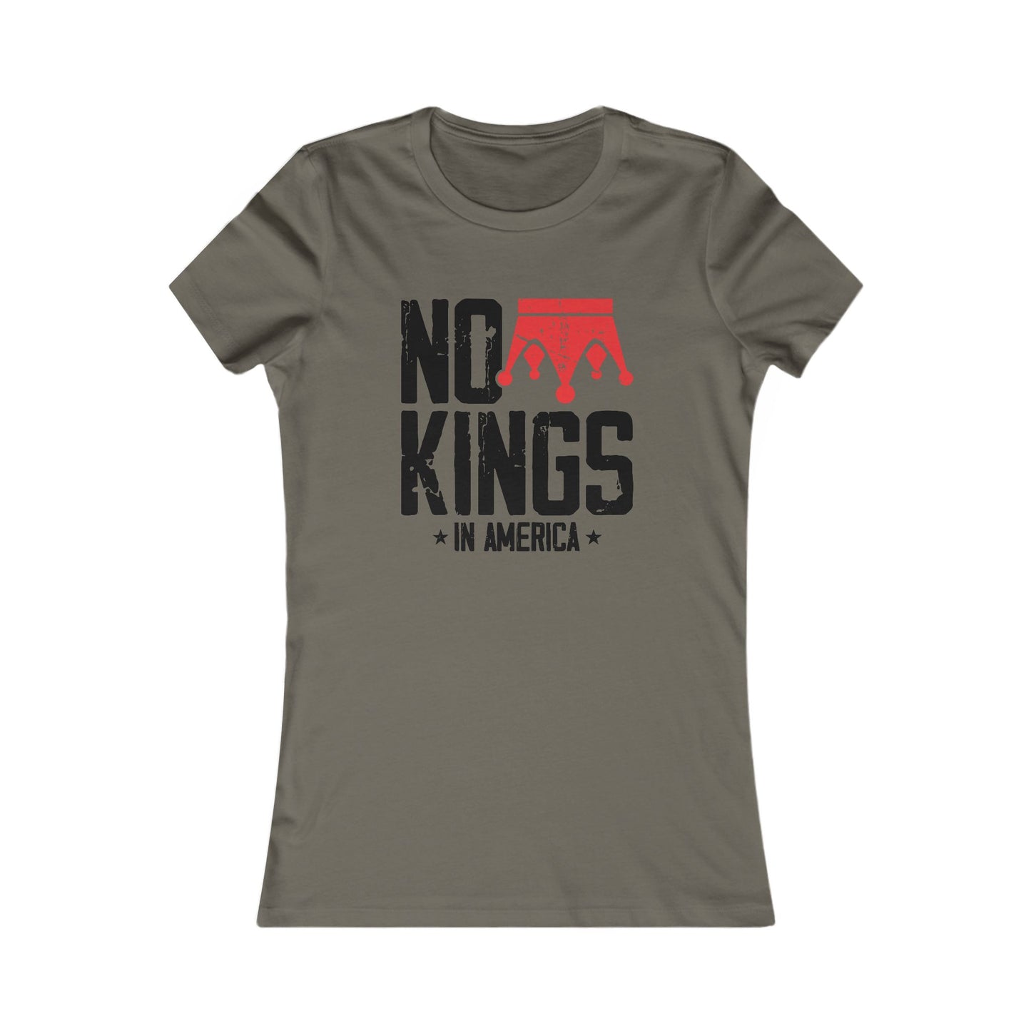 No Kings Women's Tee, Feminist Graphic Shirt, Political Statement Top, [...]