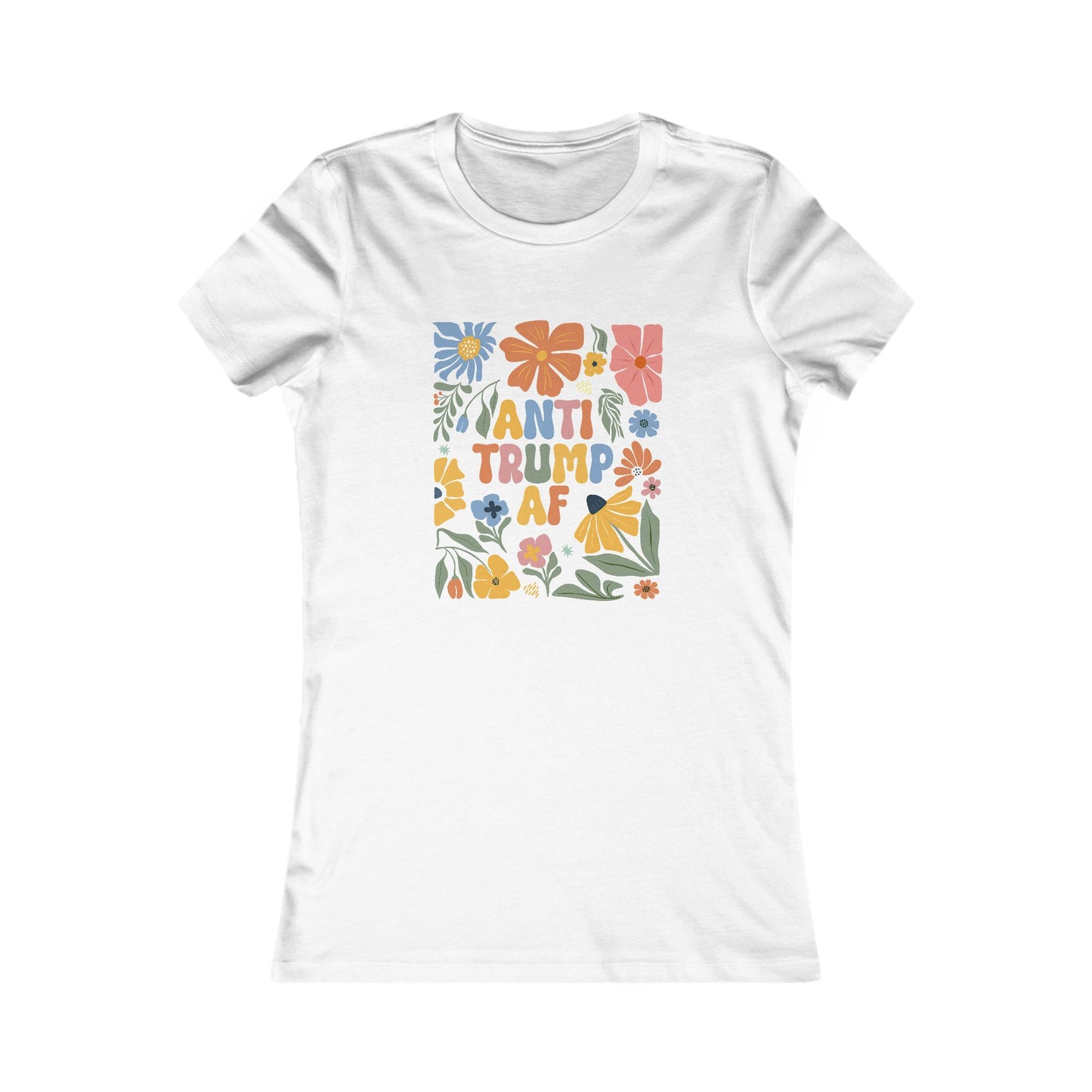 Floral Anti-Trump Tee, Women’s Casual T-Shirt,Spring/Anti-Trump [...]