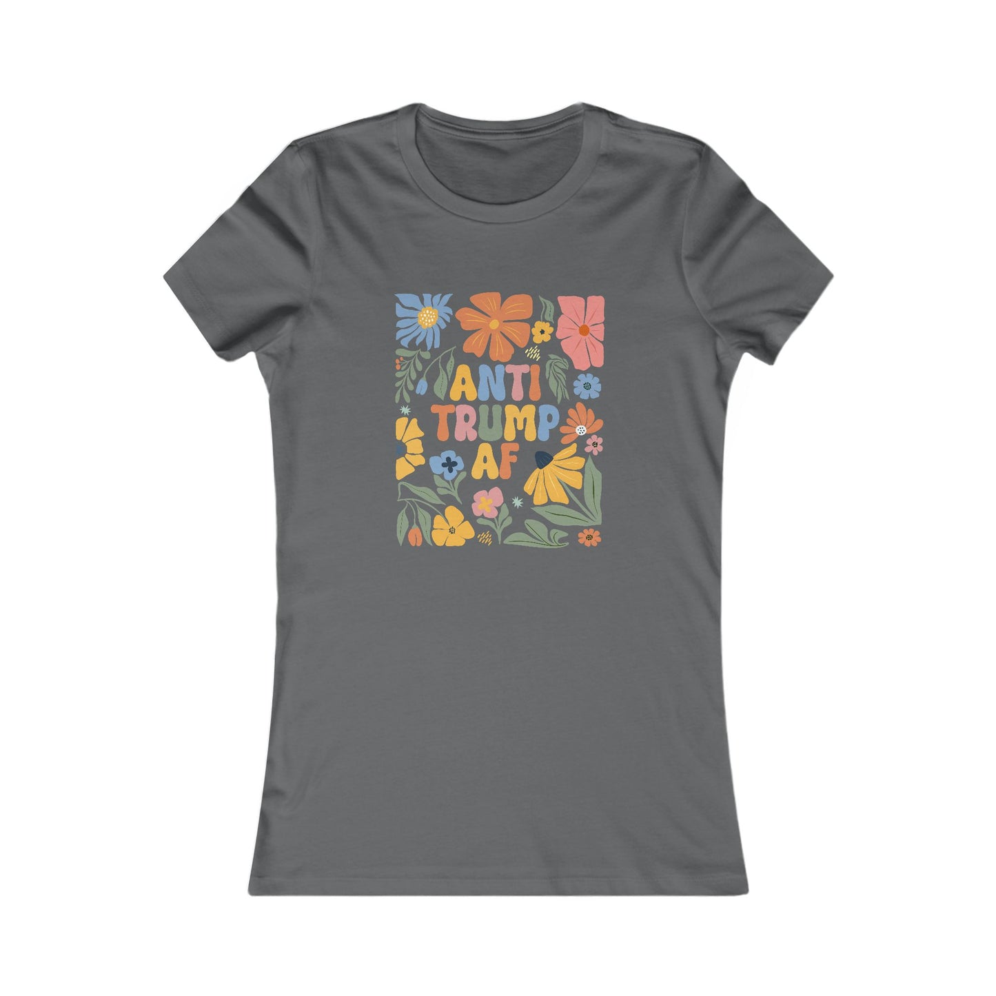 Floral Anti-Trump Tee, Women’s Casual T-Shirt,Spring/Anti-Trump [...]