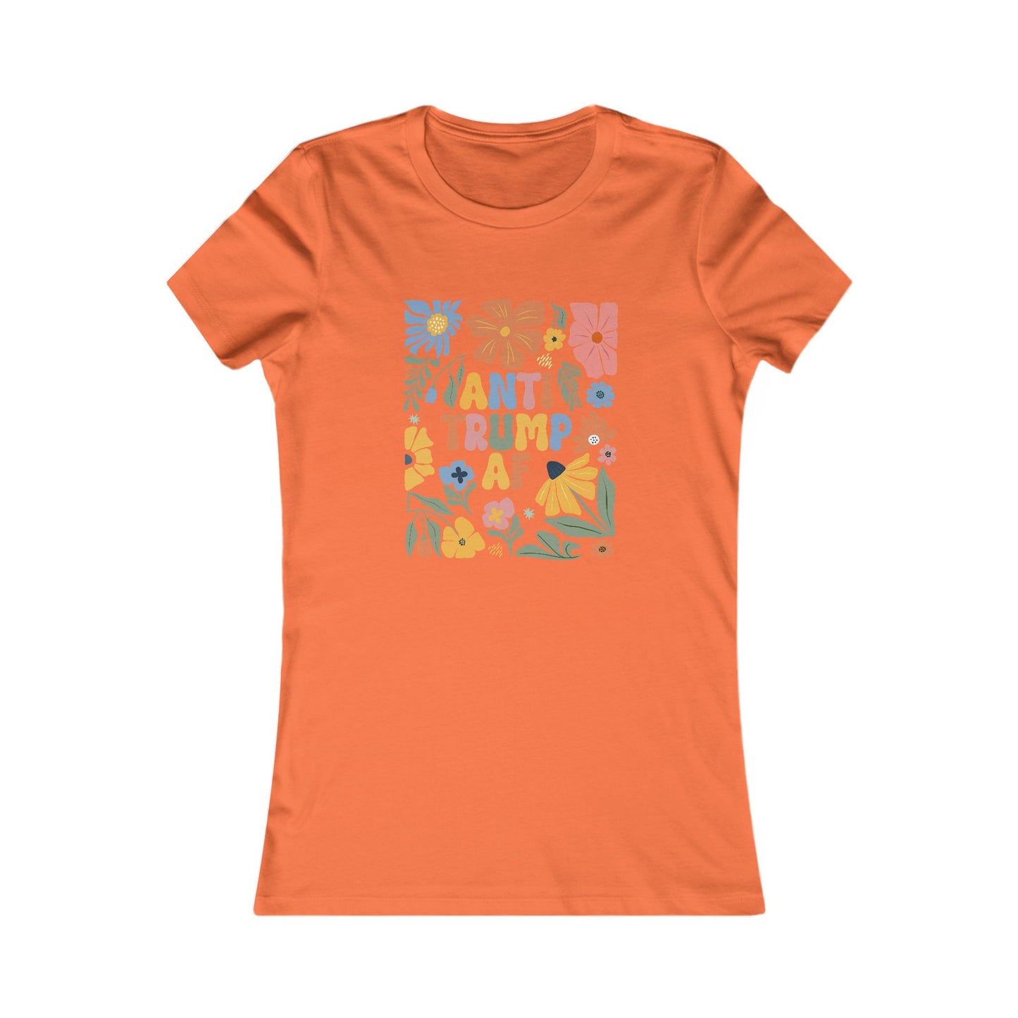 Floral Anti-Trump Tee, Women’s Casual T-Shirt,Spring/Anti-Trump [...]