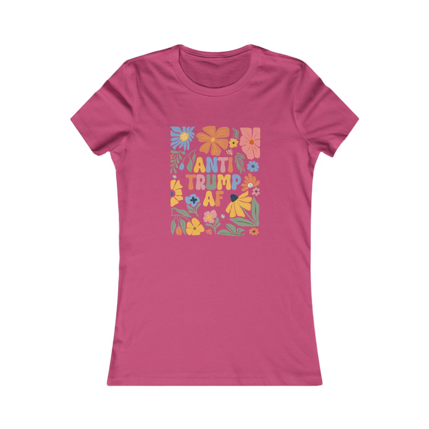 Floral Anti-Trump Tee, Women’s Casual T-Shirt,Spring/Anti-Trump [...]