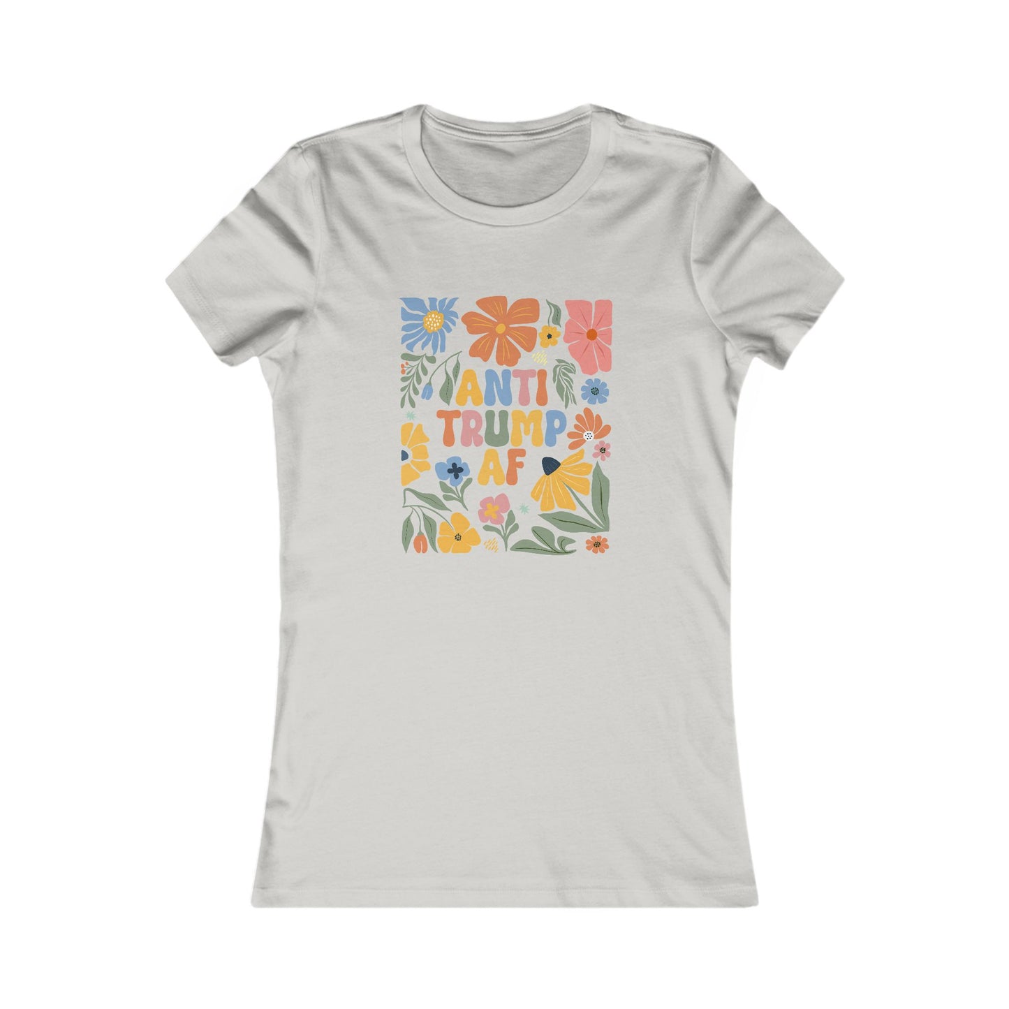 Floral Anti-Trump Tee, Women’s Casual T-Shirt,Spring/Anti-Trump [...]