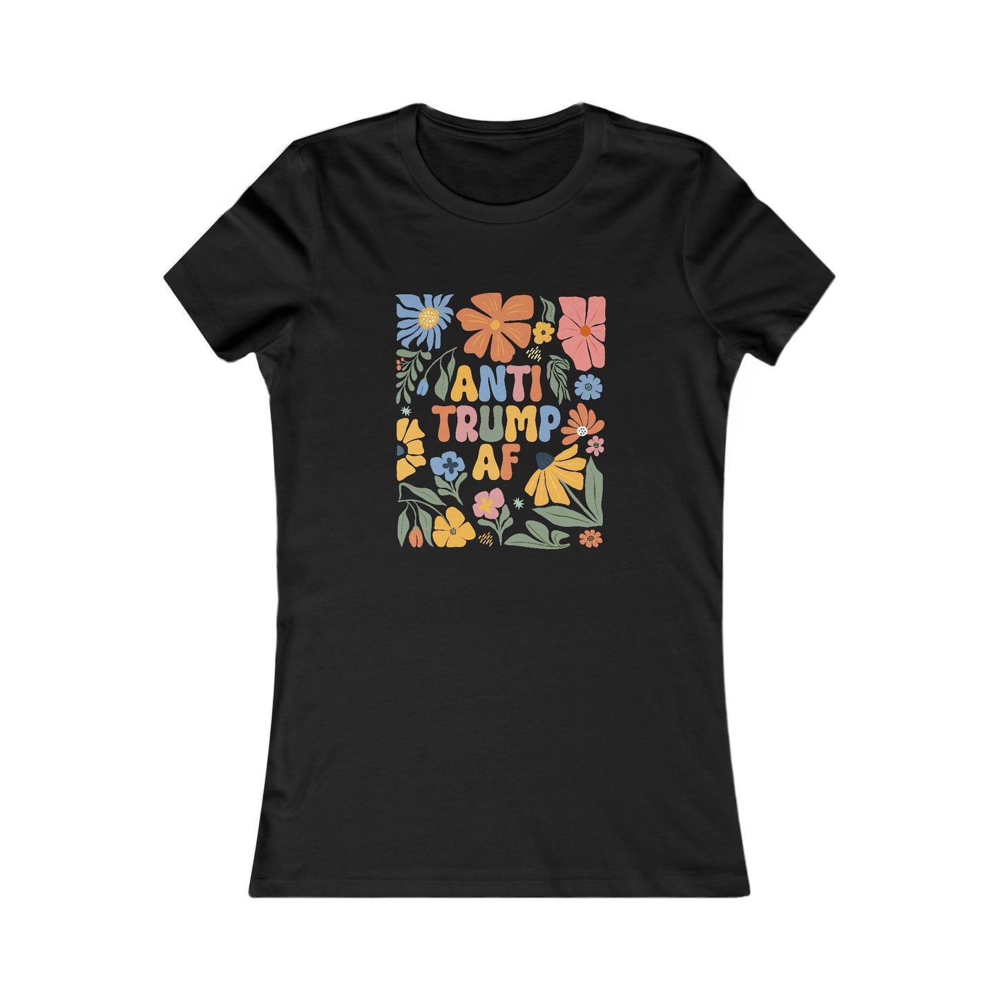Floral Anti-Trump Tee, Women’s Casual T-Shirt,Spring/Anti-Trump [...]