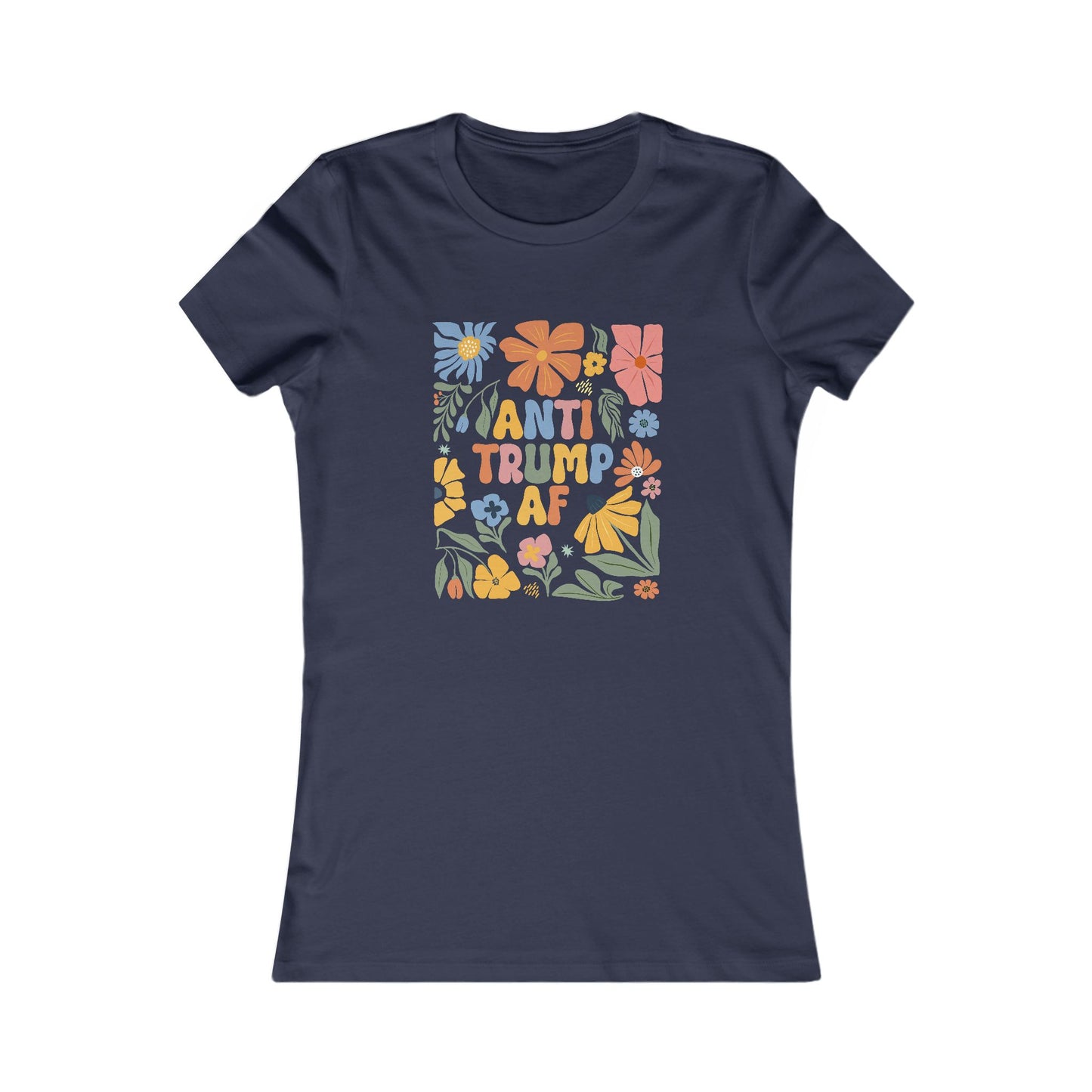 Floral Anti-Trump Tee, Women’s Casual T-Shirt,Spring/Anti-Trump [...]