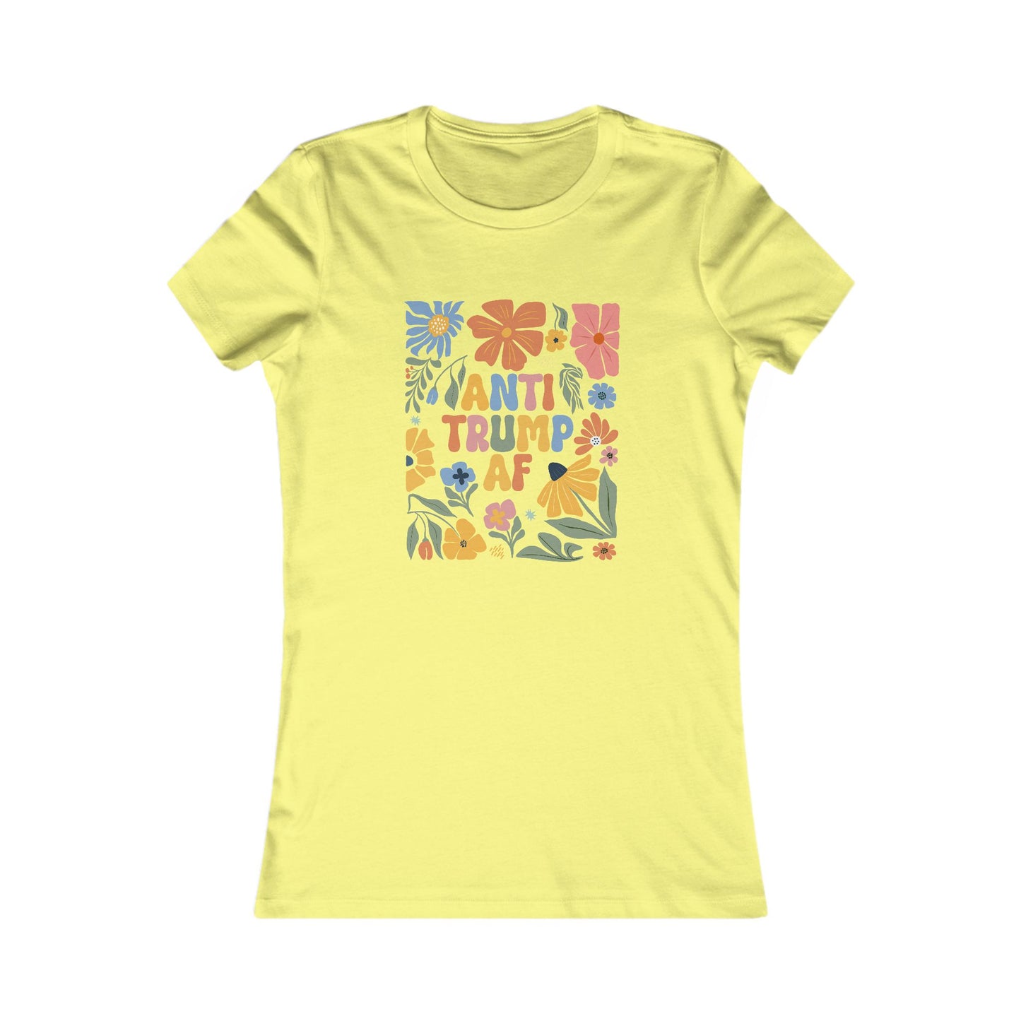 Floral Anti-Trump Tee, Women’s Casual T-Shirt,Spring/Anti-Trump [...]