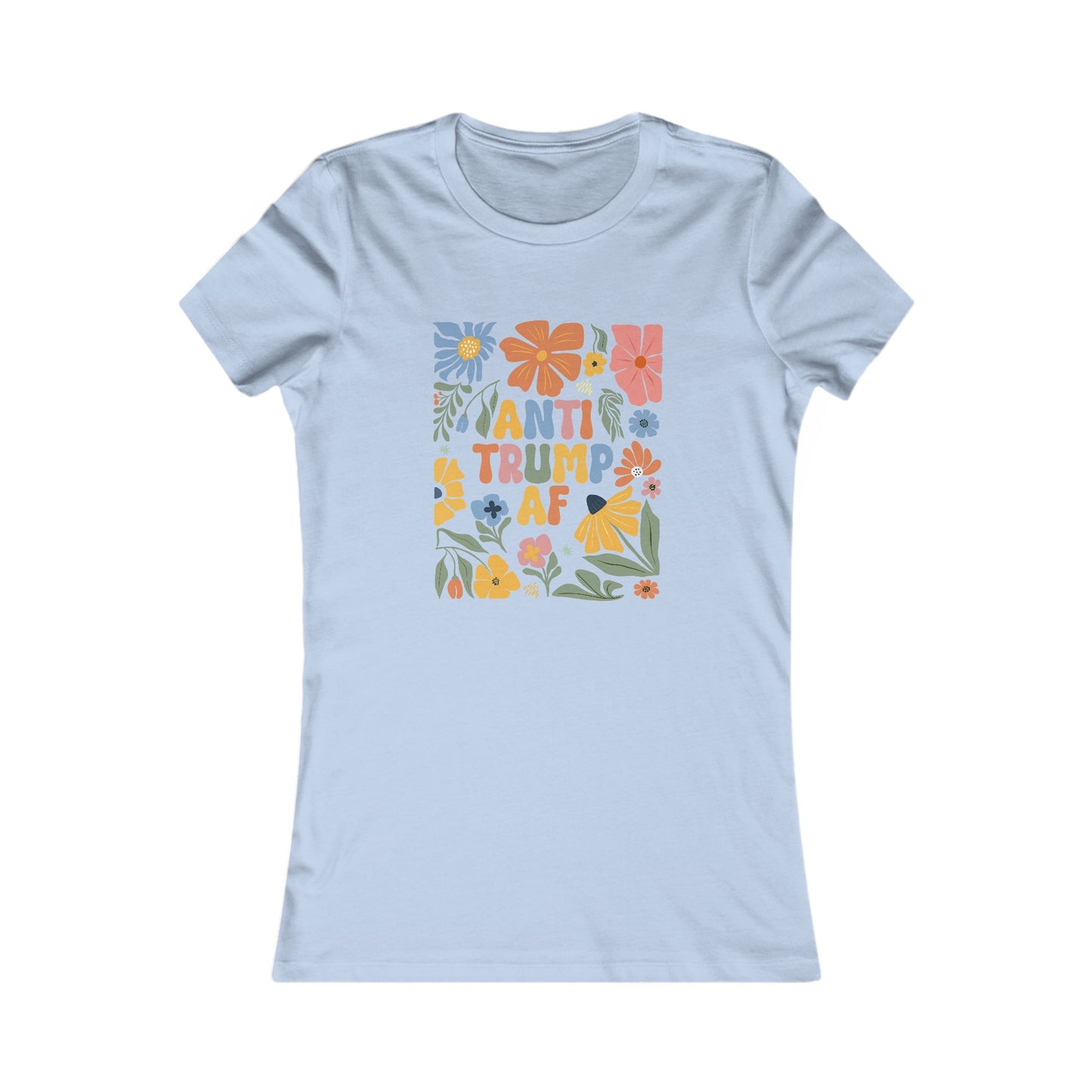 Floral Anti-Trump Tee, Women’s Casual T-Shirt,Spring/Anti-Trump [...]