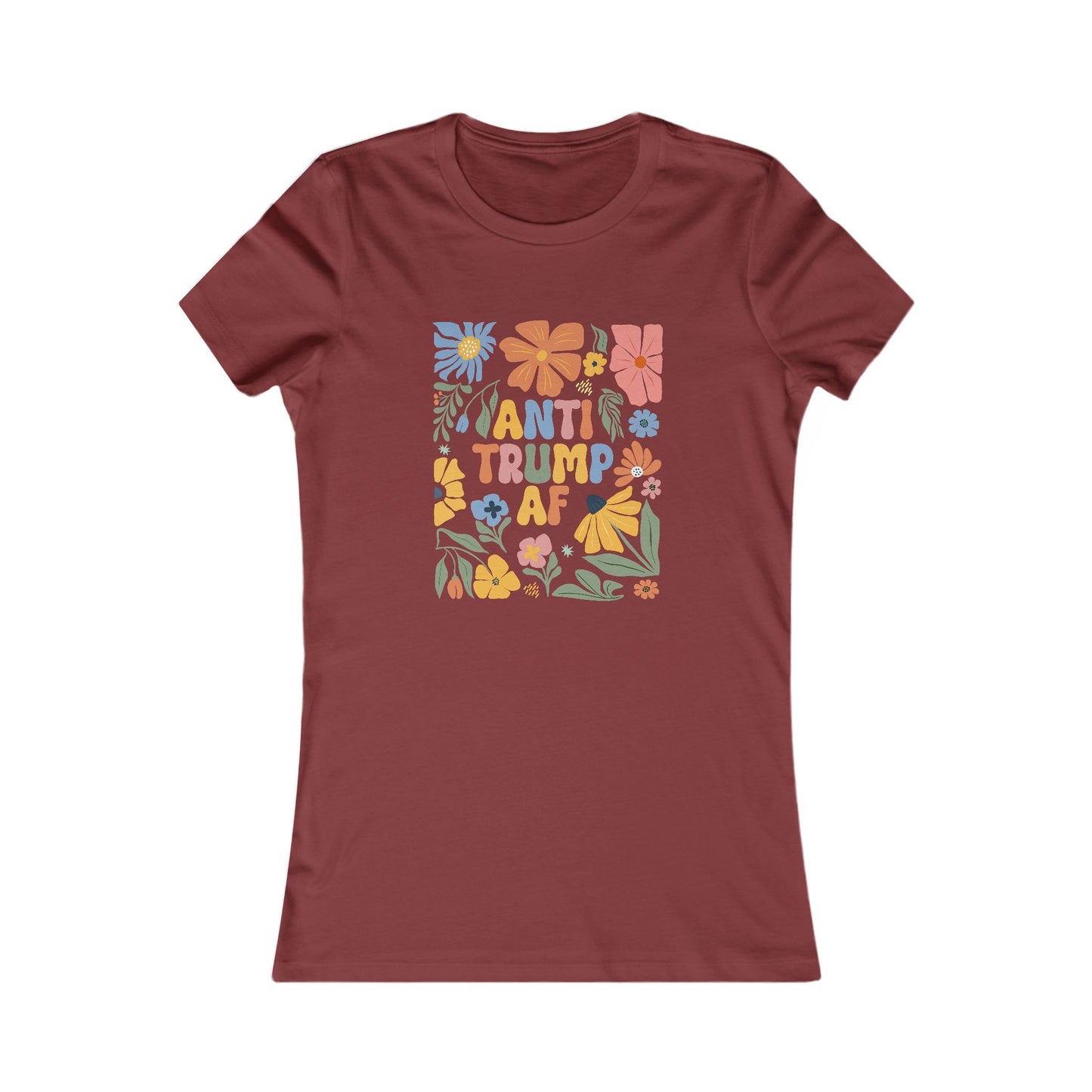 Floral Anti-Trump Tee, Women’s Casual T-Shirt,Spring/Anti-Trump [...]