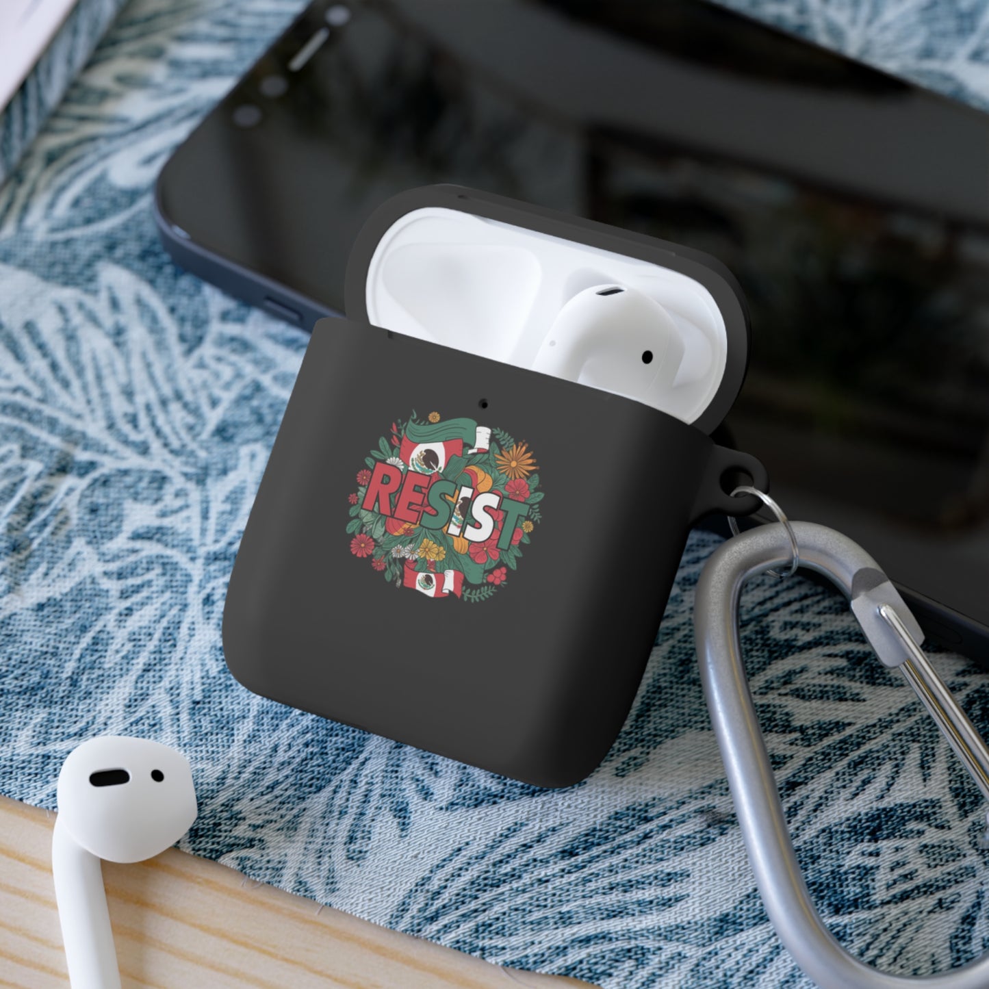 Colorful ‘Resist’ AirPods Case Cover, AirPods Pro Accessories, Trendy Gift [...]