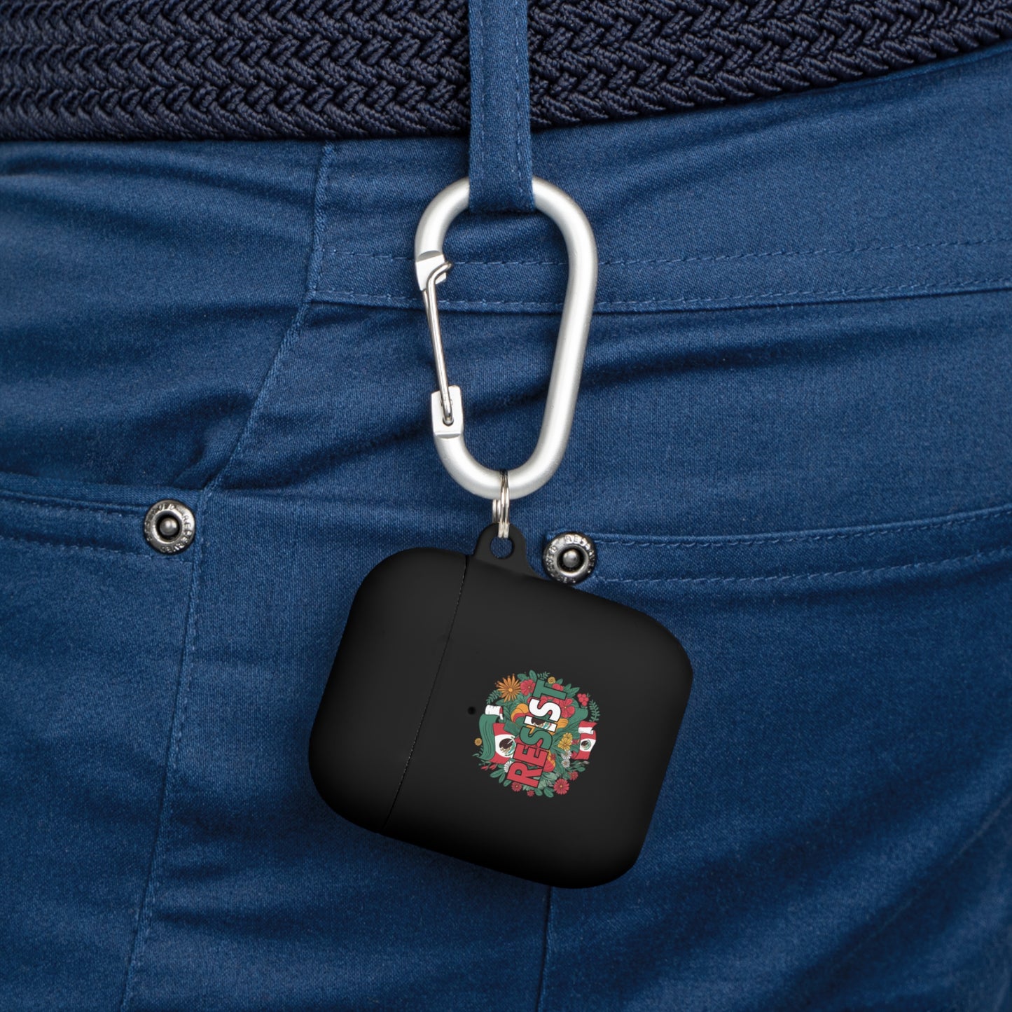 Colorful ‘Resist’ AirPods Case Cover, AirPods Pro Accessories, Trendy Gift [...]