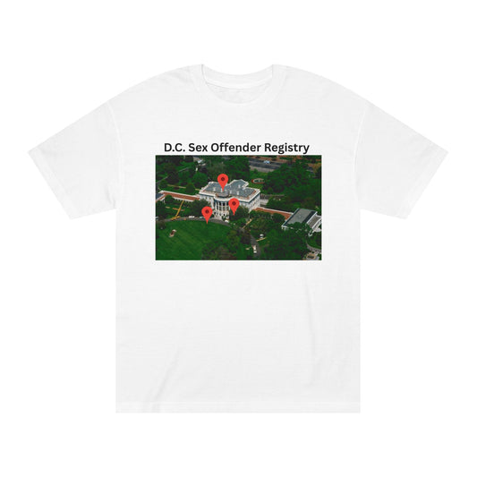 D.C. Sex Offender Registry T-Shirt, Awareness Tee, Educational Apparel, Statement Shirt, Gift for Activists, Casual Wear