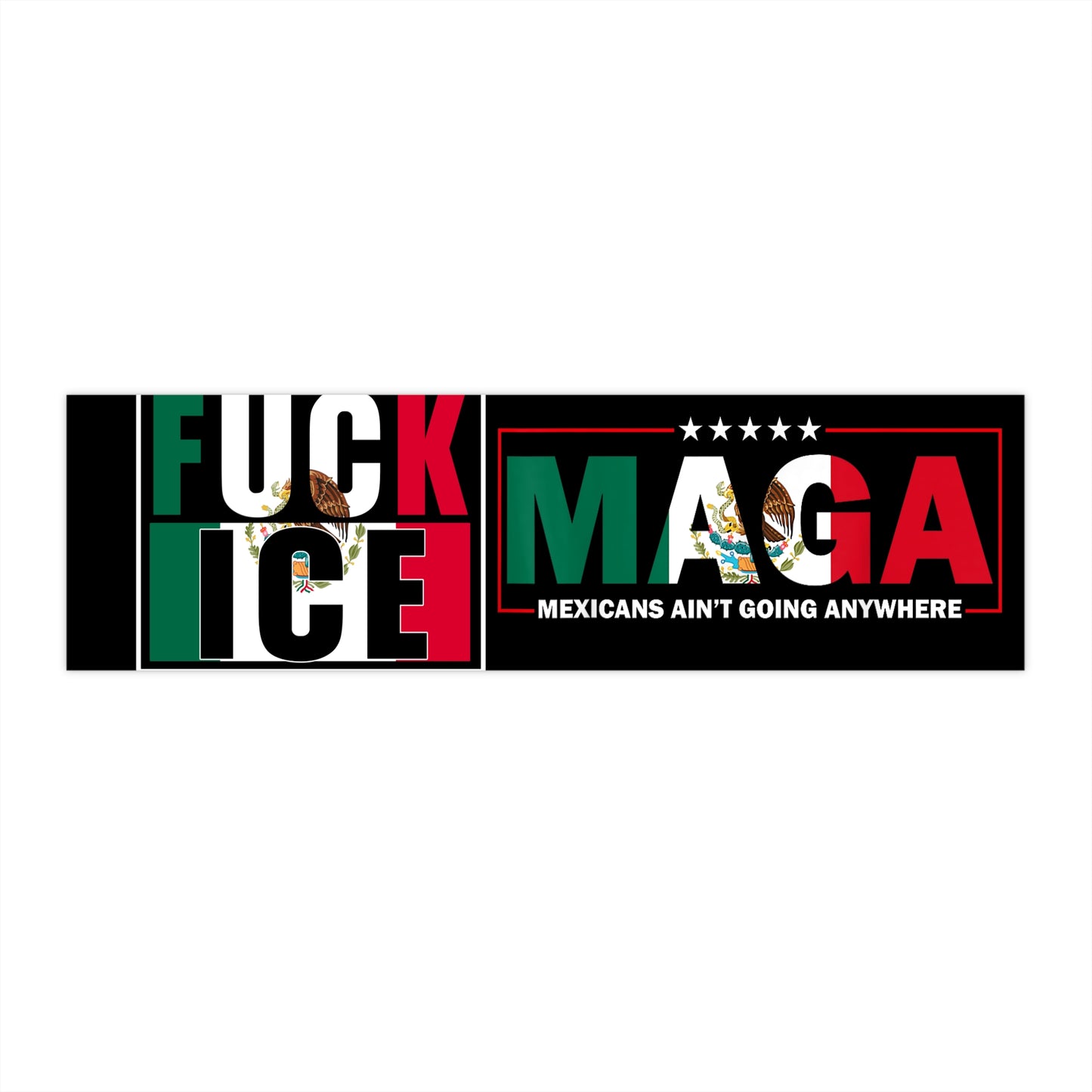 Bold Political Bumper Stickers Car Decor Road Trip Accessories Activism