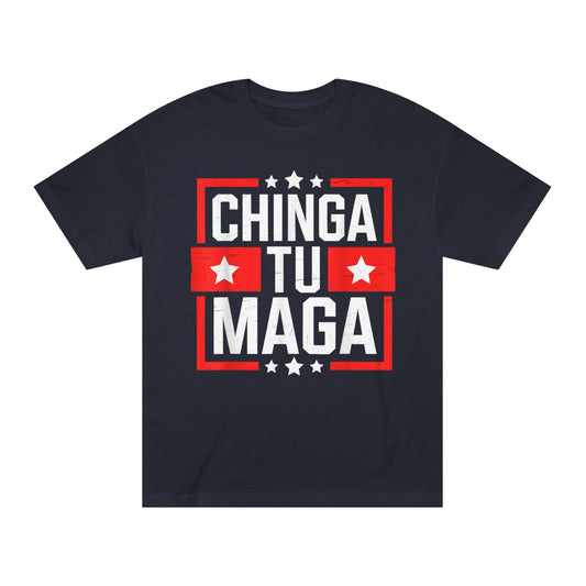 Bold Statement T-Shirt, Chinga Tu Maga Tee, Unisex Graphic Tee, Casual Wear, Political Humor Shirt, Gift for Activists