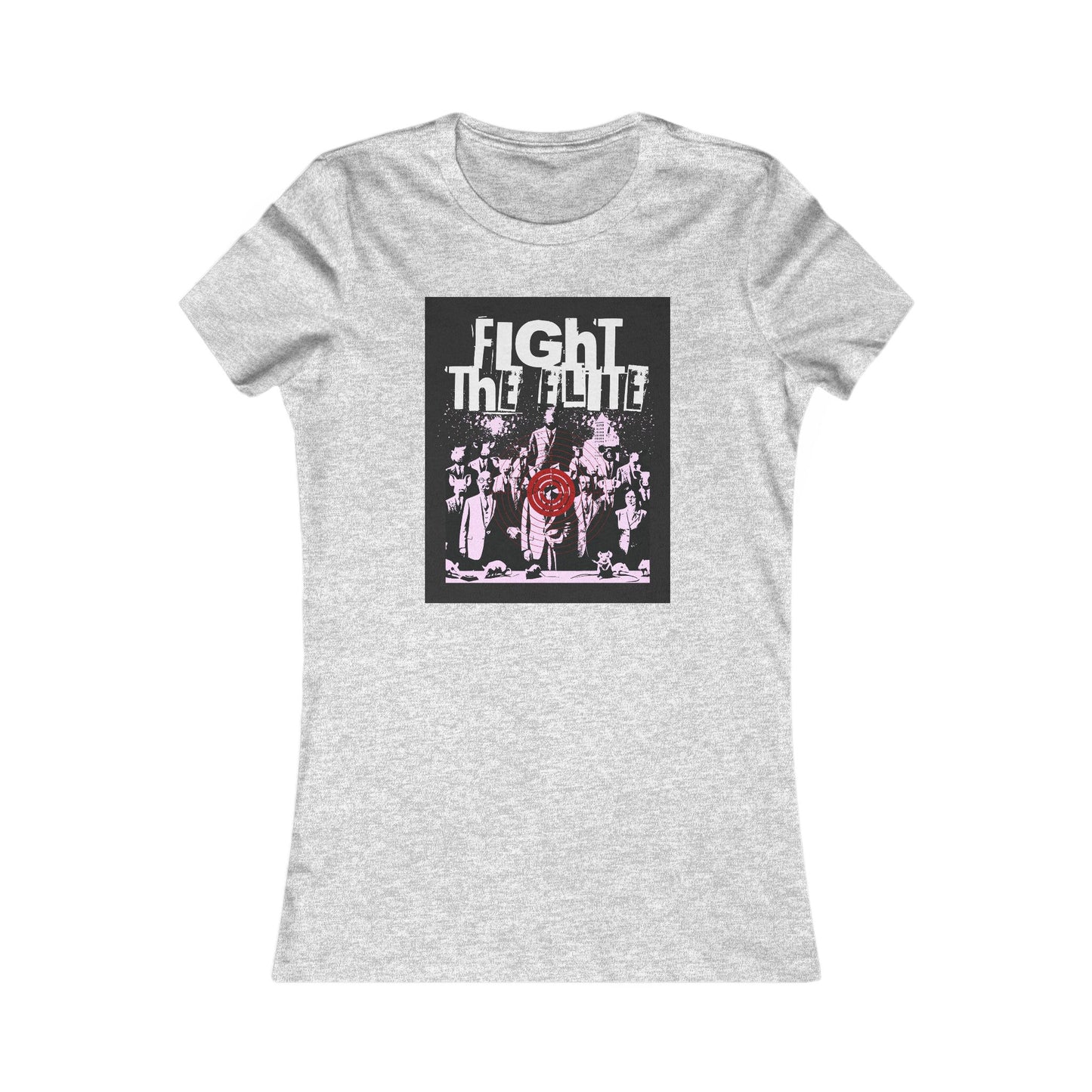 Women's Graphic Tee - Fight the Fight, Motivational Shirt, Casual Wear, [...]