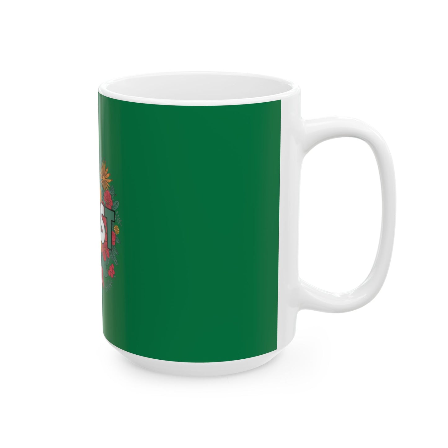 Colorful RESIST Ceramic Coffee Mug  Eco-Friendly Tea Cup Gift for