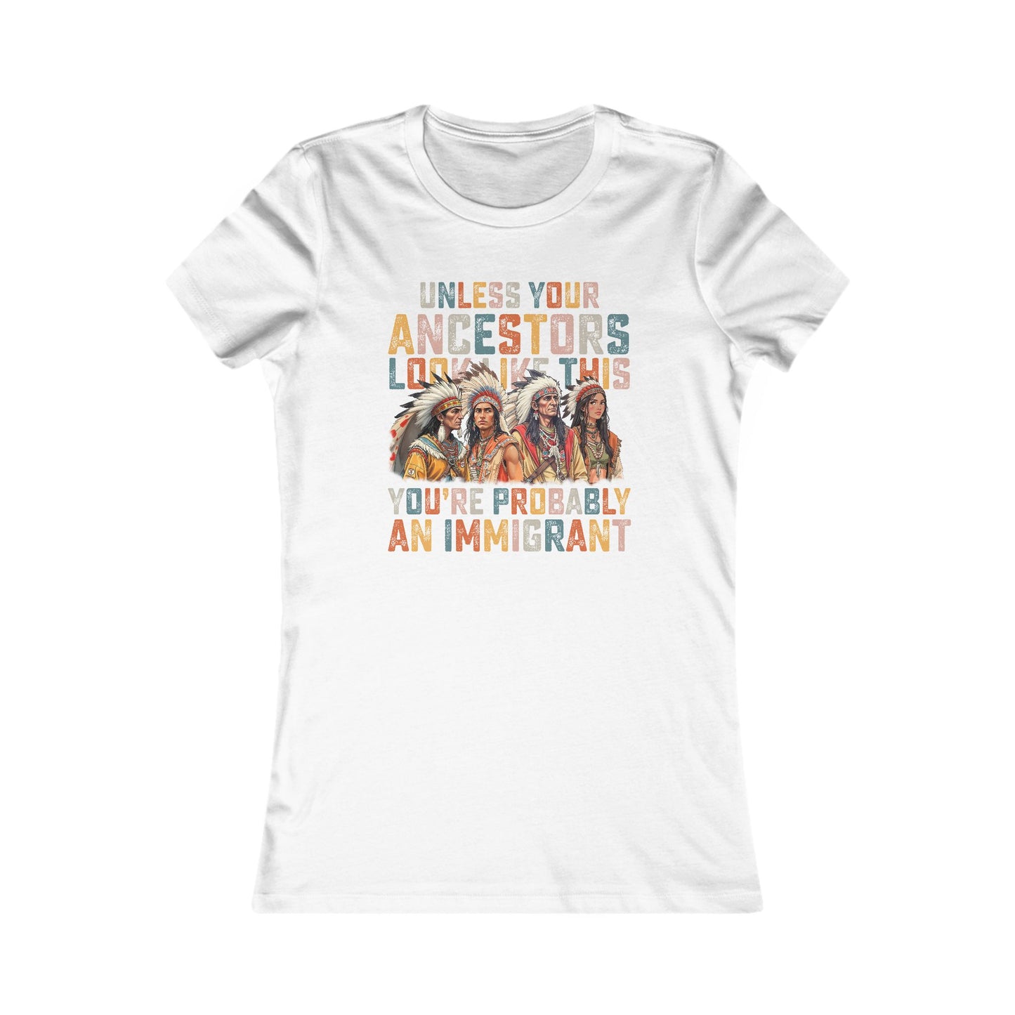 Women’s Immigrant Heritage Tee, Empowerment Shirt, Statement Top, Cultural [...]