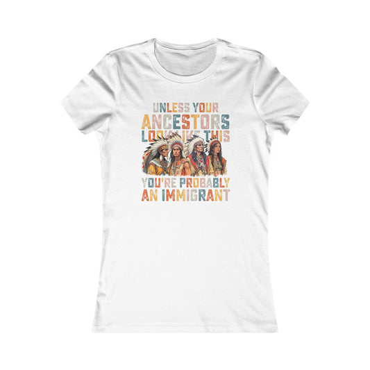 Women’s Immigrant Heritage Tee, Empowerment Shirt, Statement Top, Cultural [...]