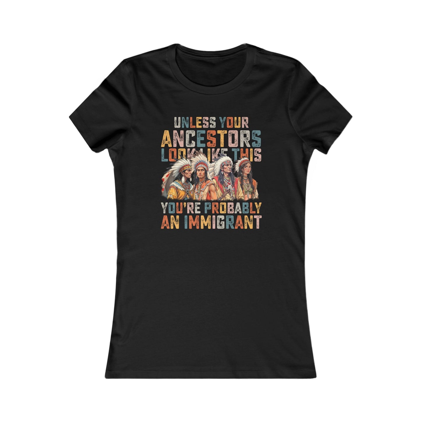 Women’s Immigrant Heritage Tee, Empowerment Shirt, Statement Top, Cultural [...]