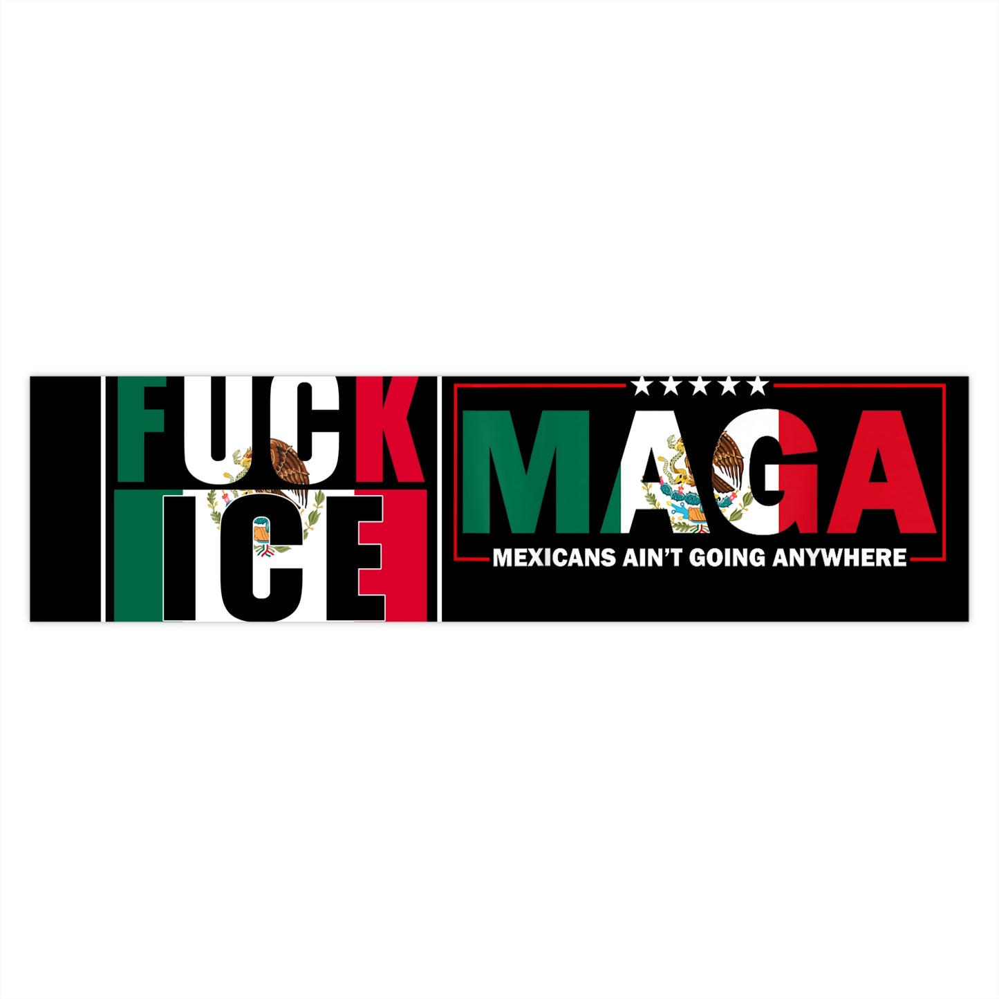 Bold Political Bumper Stickers Car Decor Road Trip Accessories Activism